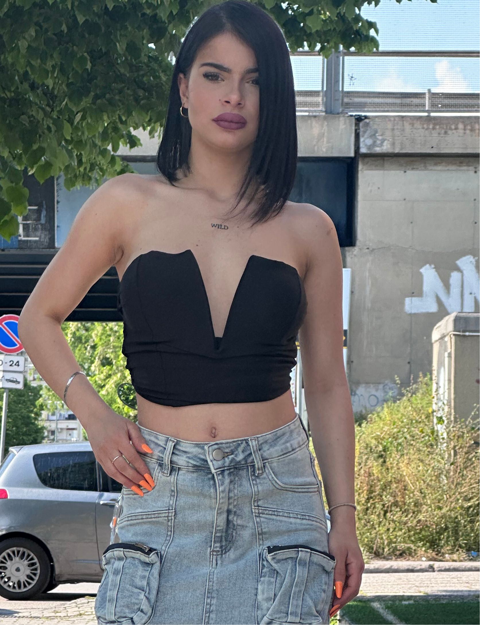 Top a fascia con V
