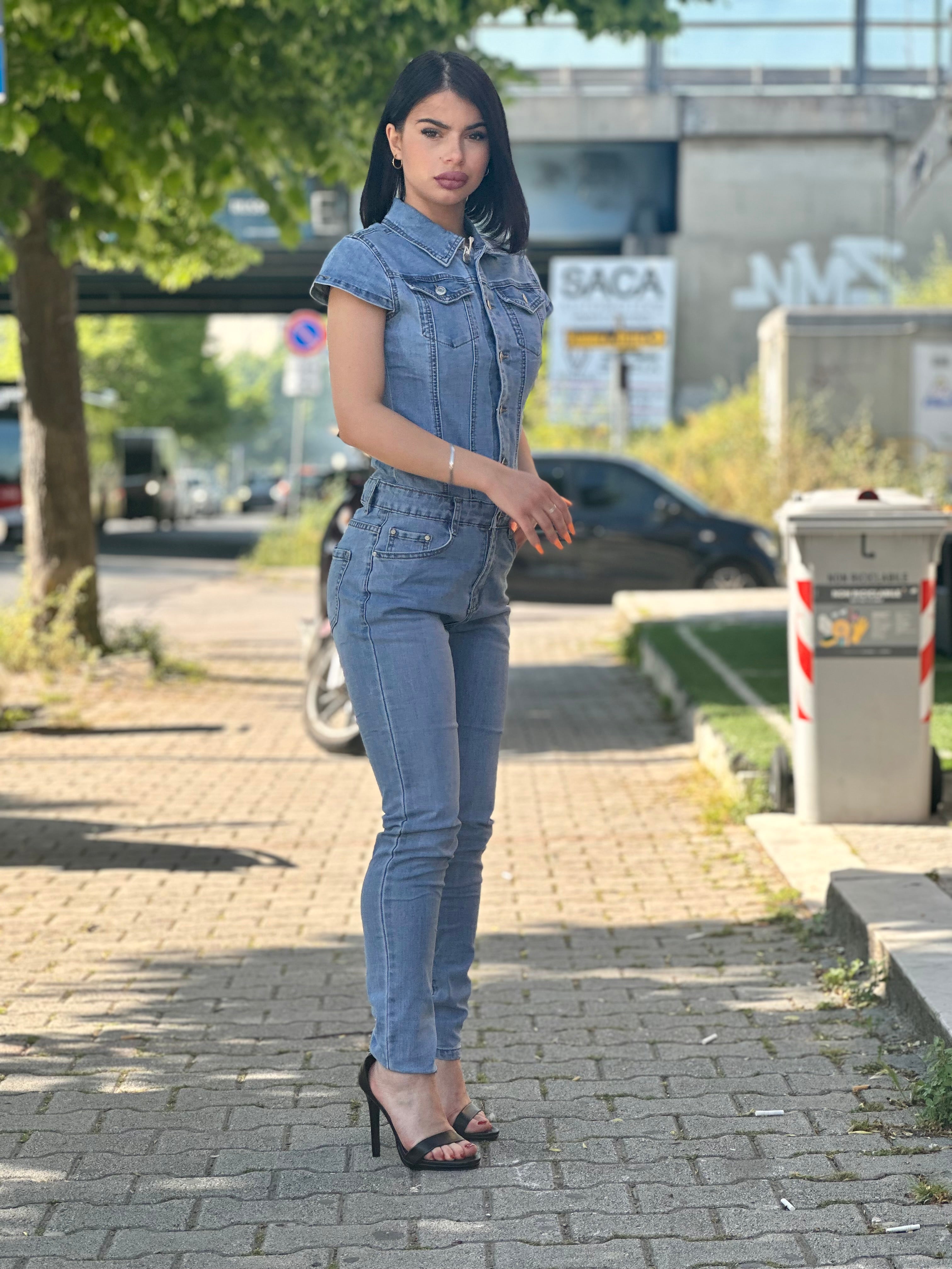Jumpsuite denim soft