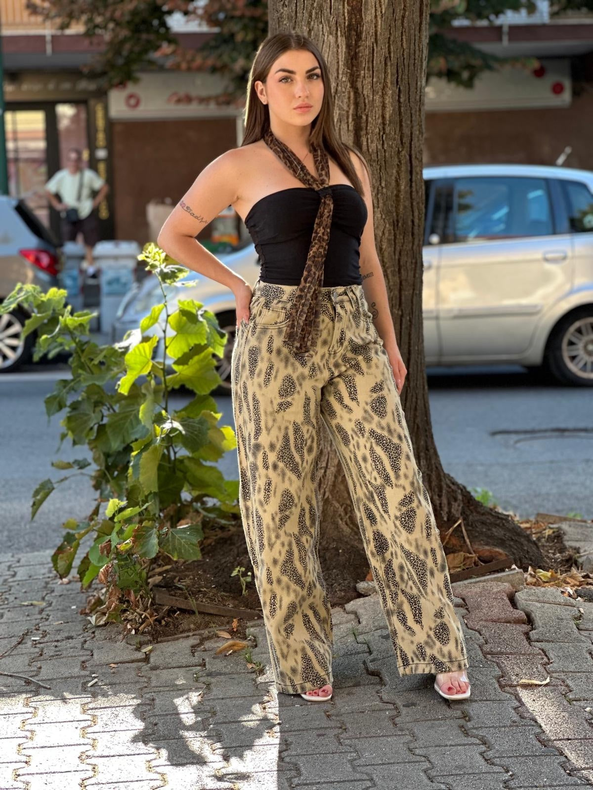 Jeans animalier