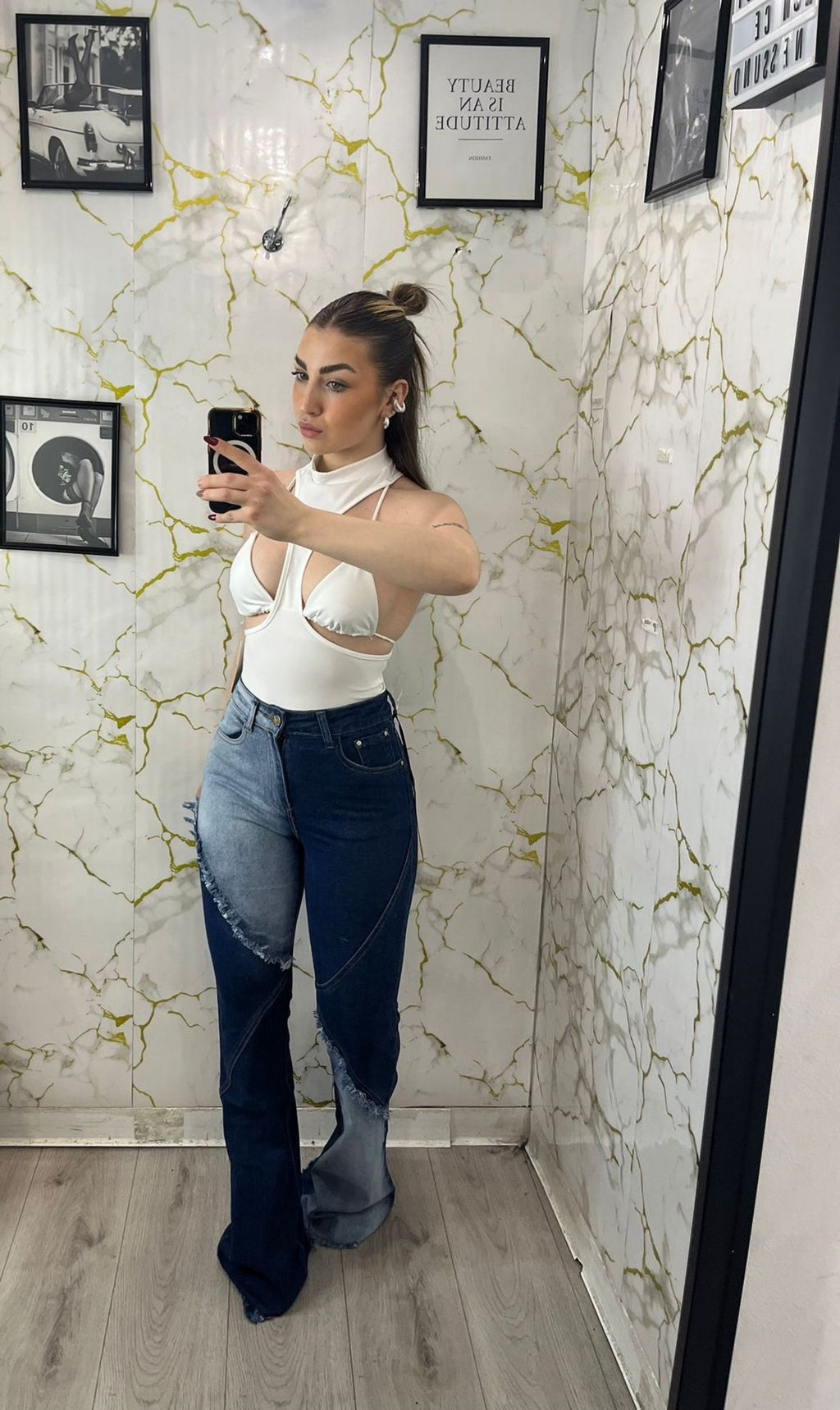 Jeans a zampa Michael