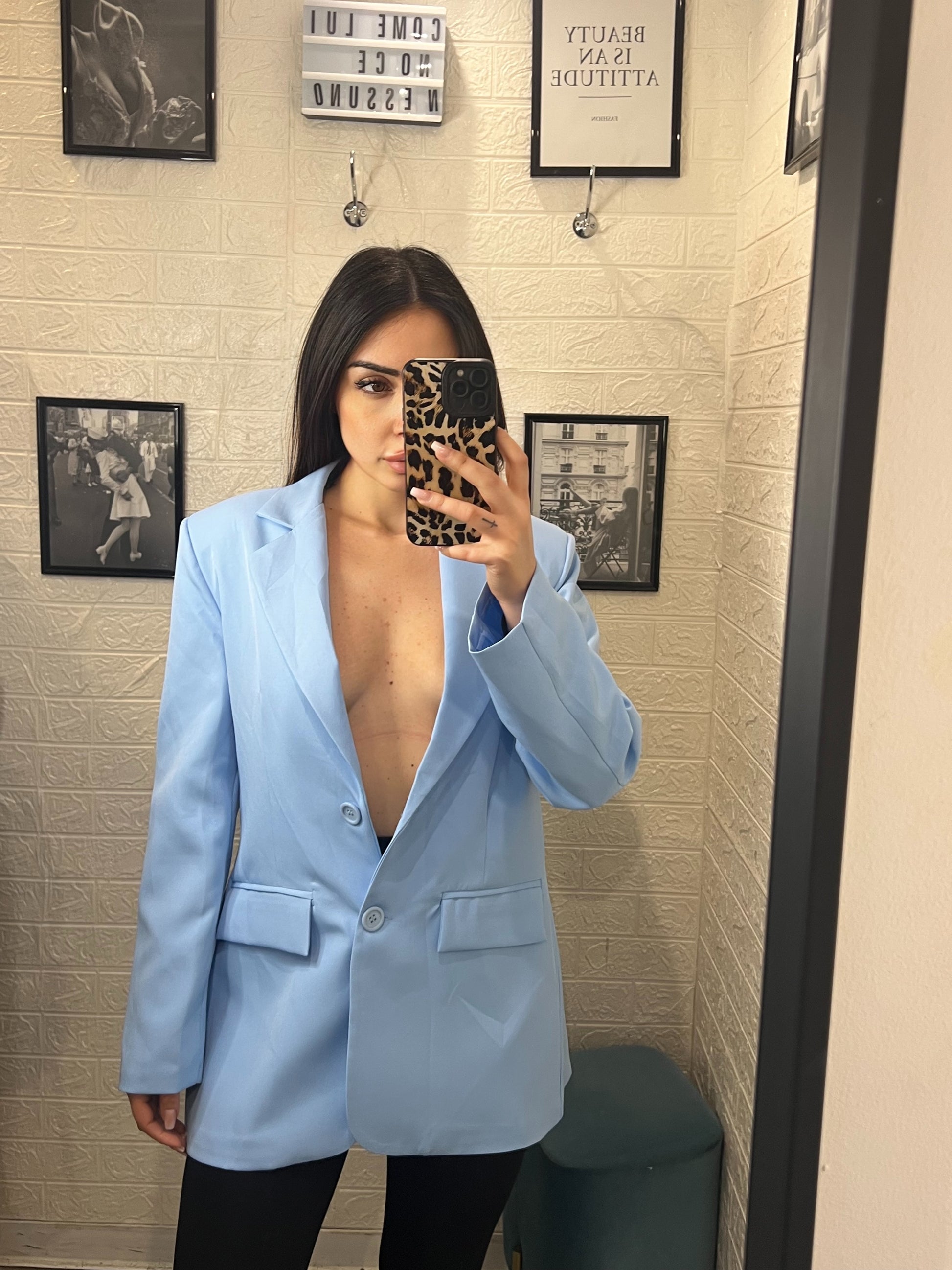 Blazer scollato