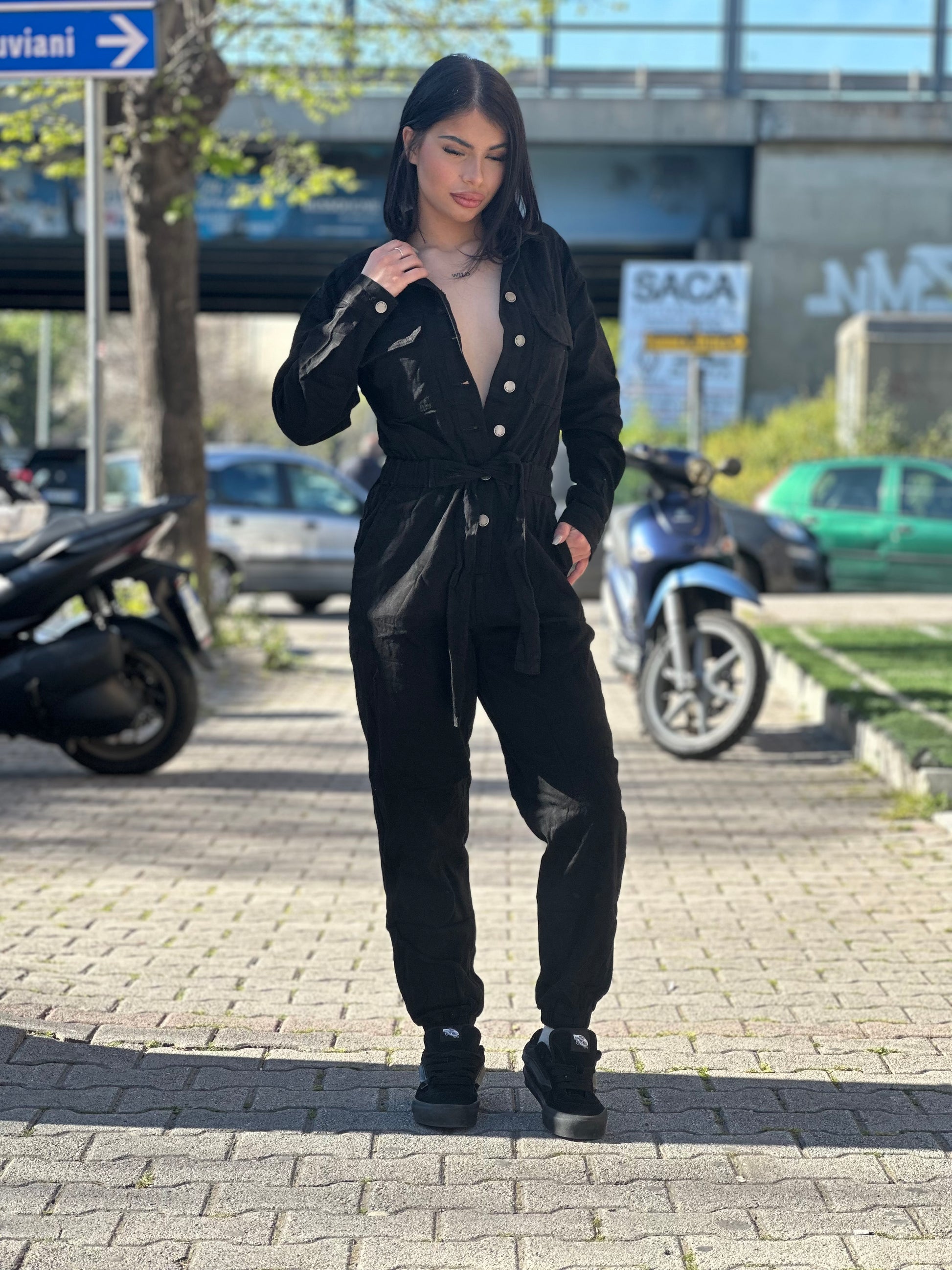 Jumpsuite black new