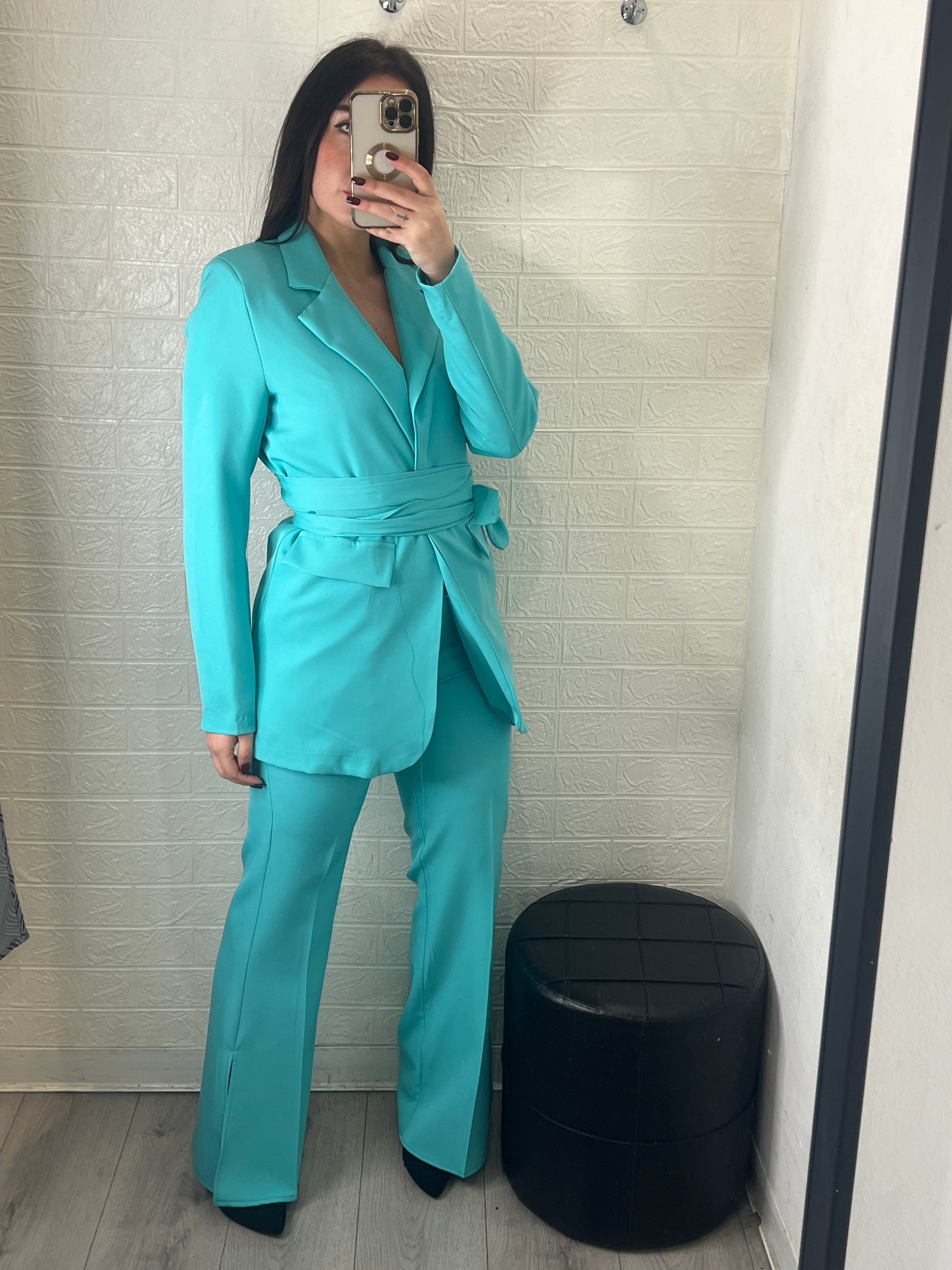Tailleur con cinta