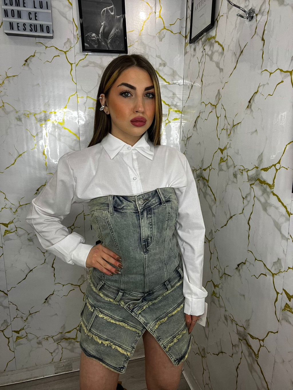 JUMP dress di jeans