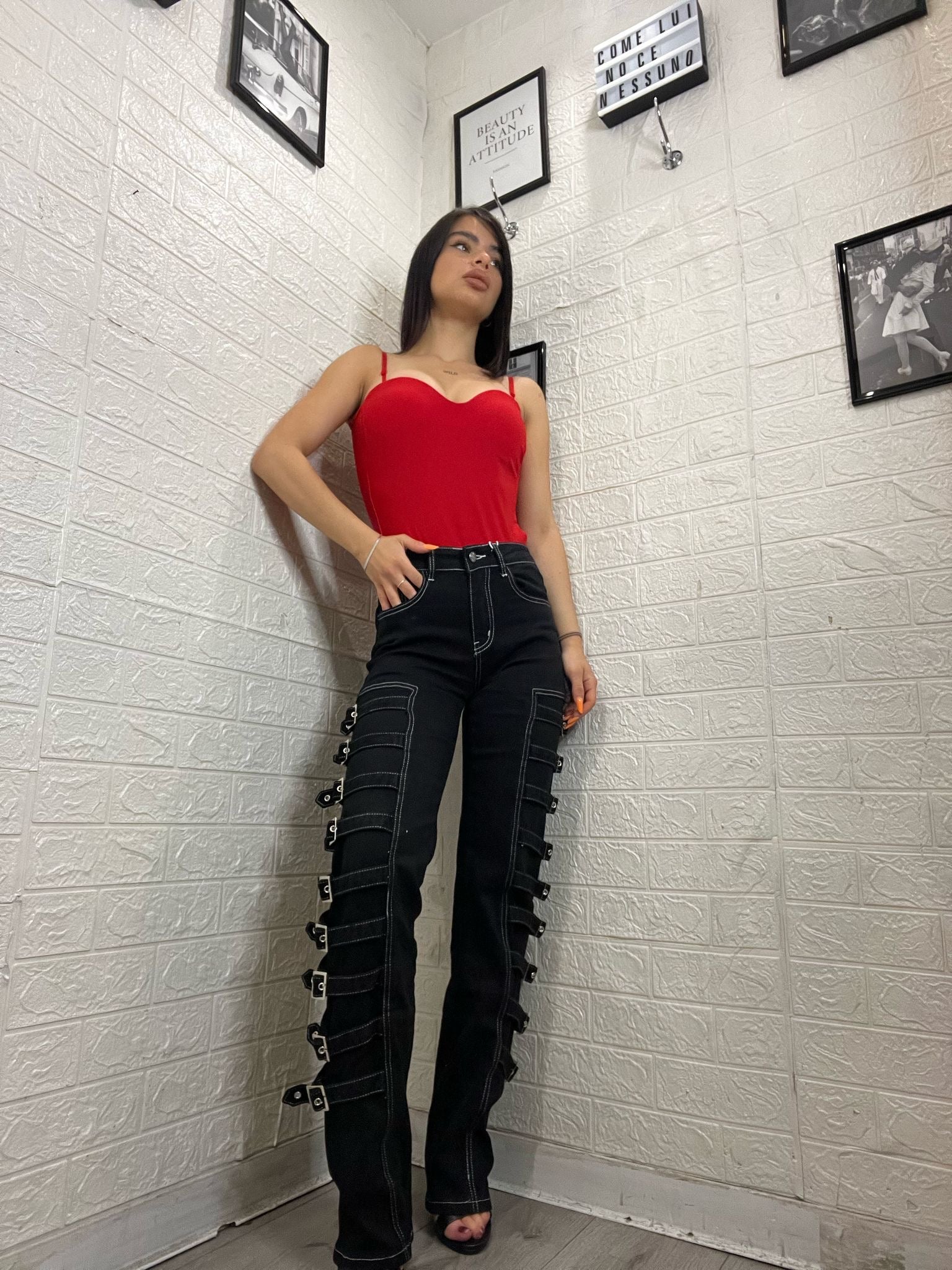 Jeans con fibie