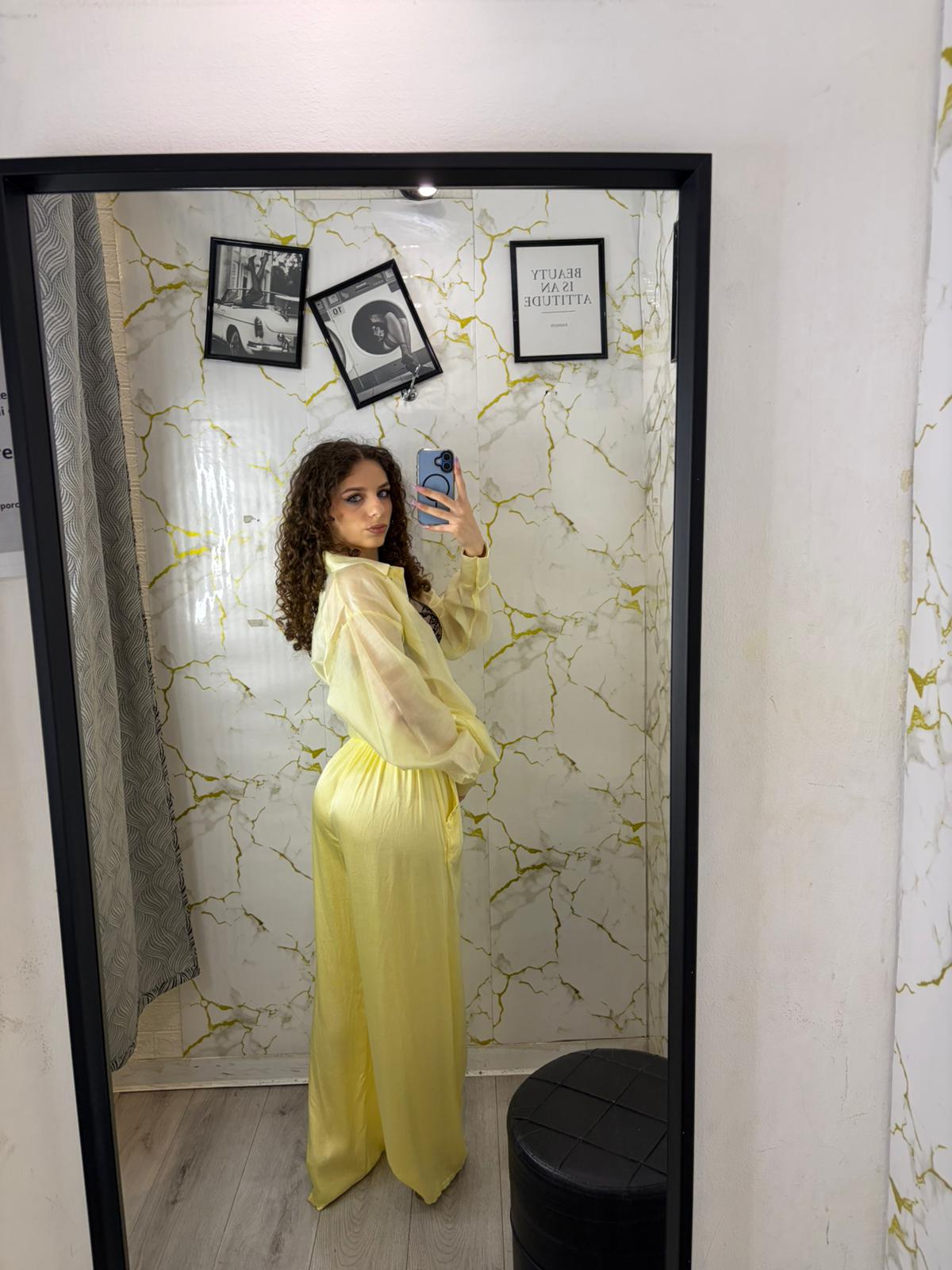 Pantalone satinato