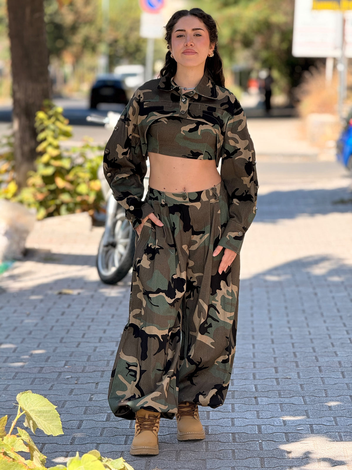COORDSET 3 PEZZI CAMOUFLAGE