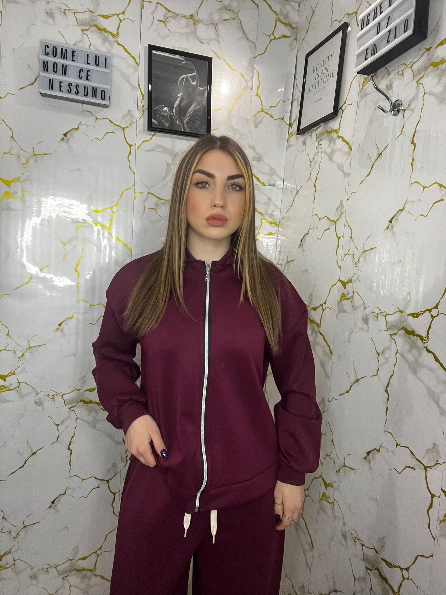 Felpa con zip