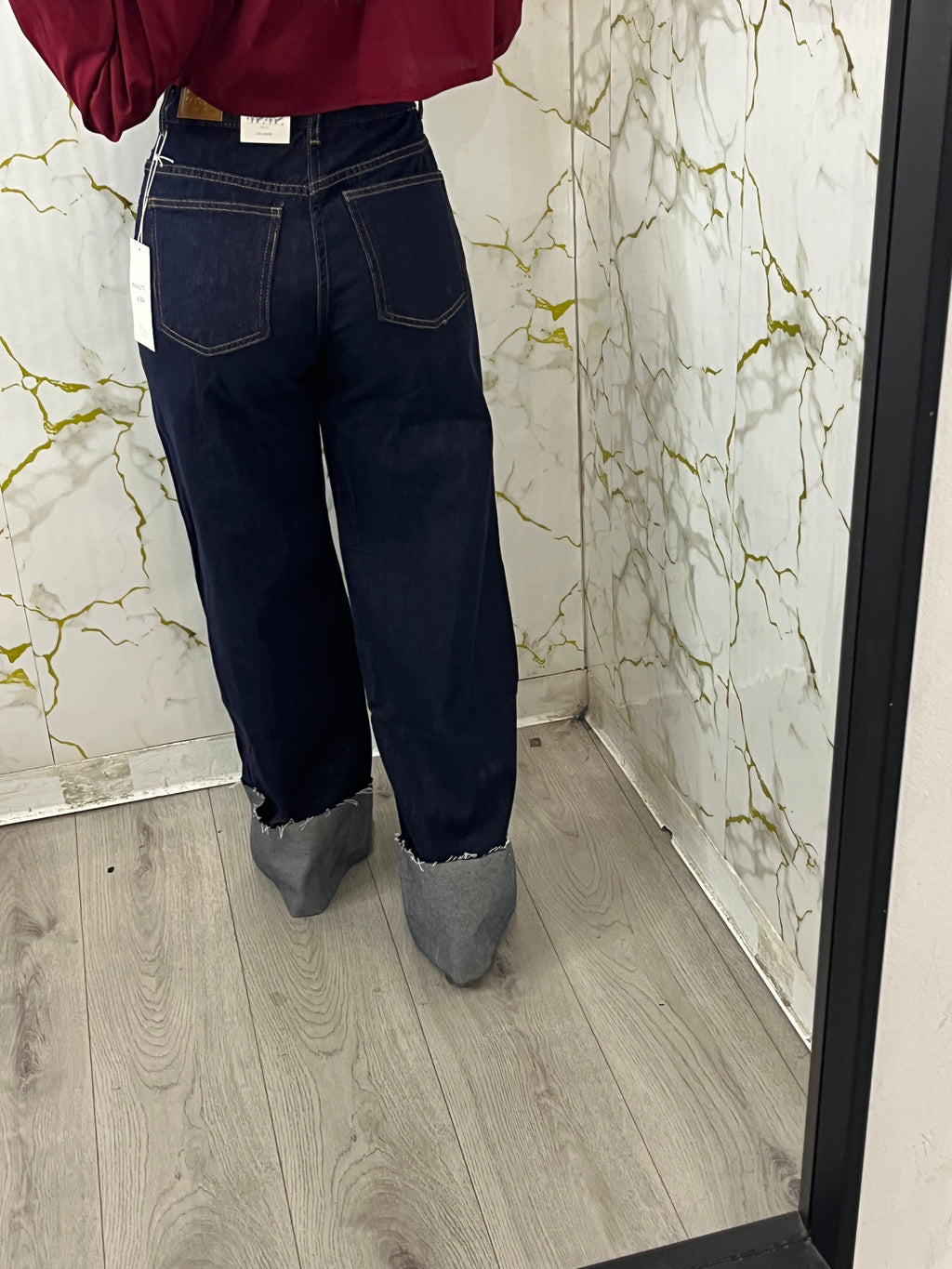 Jeans risvolto basic