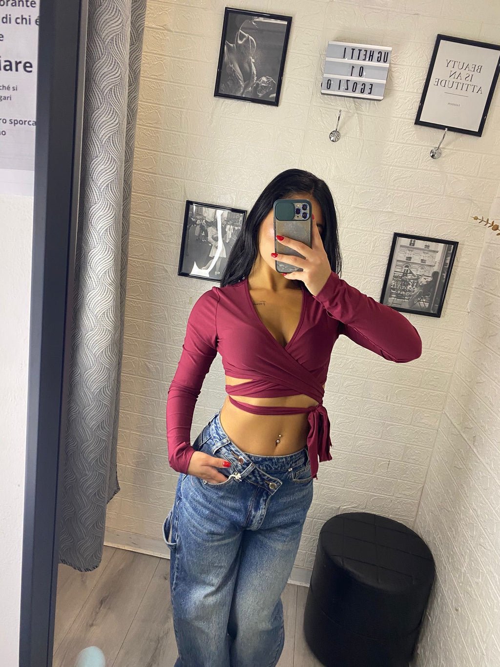 Jeans carpenter asimmetrico