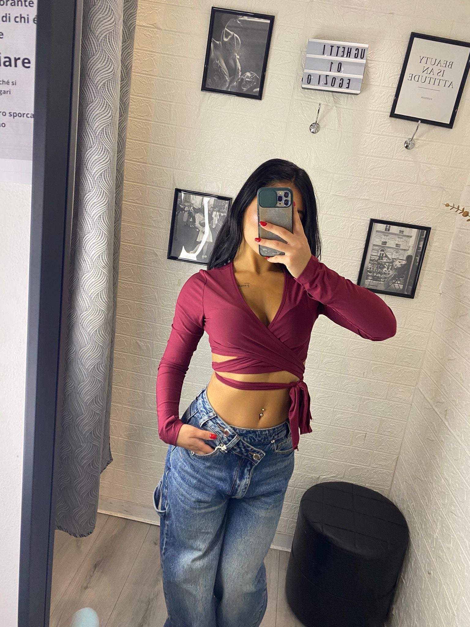 Jeans carpenter asimmetrico