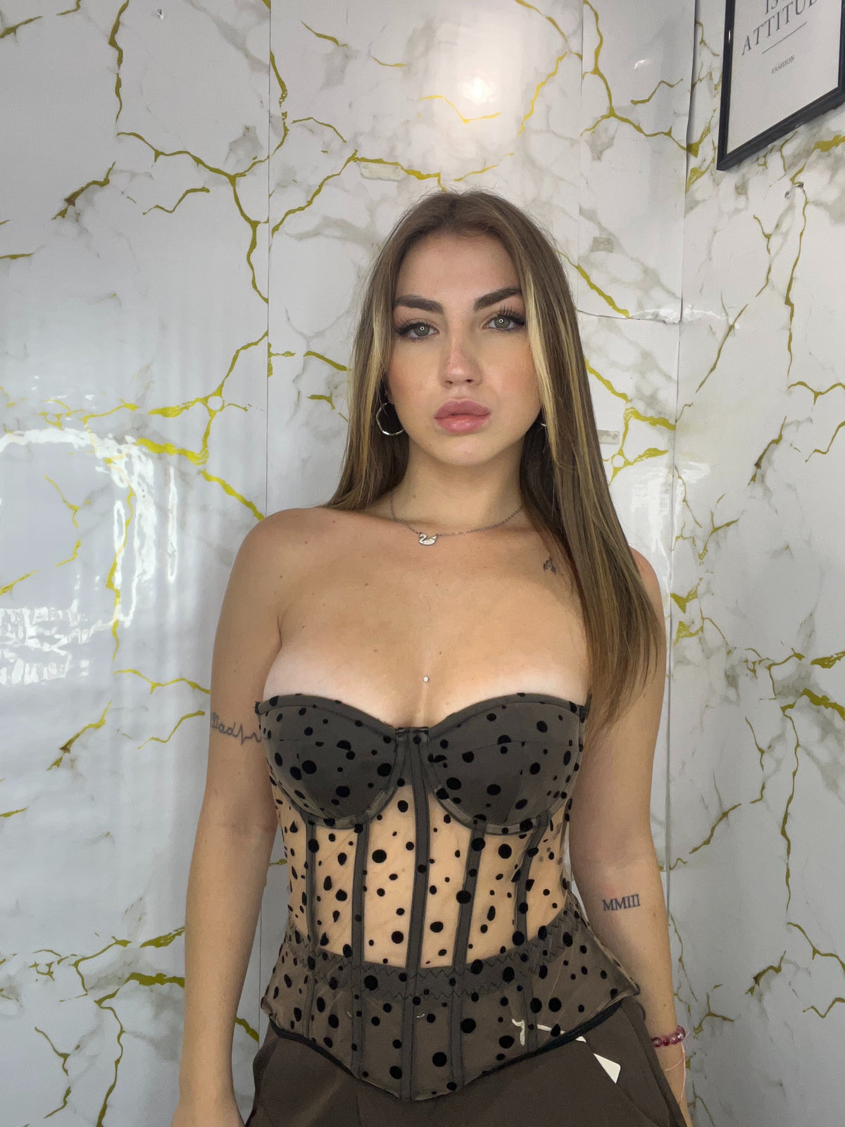 CORSETTO A POIS MARICA