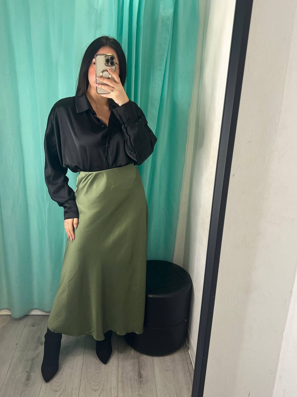 Camicia in raso morbidai