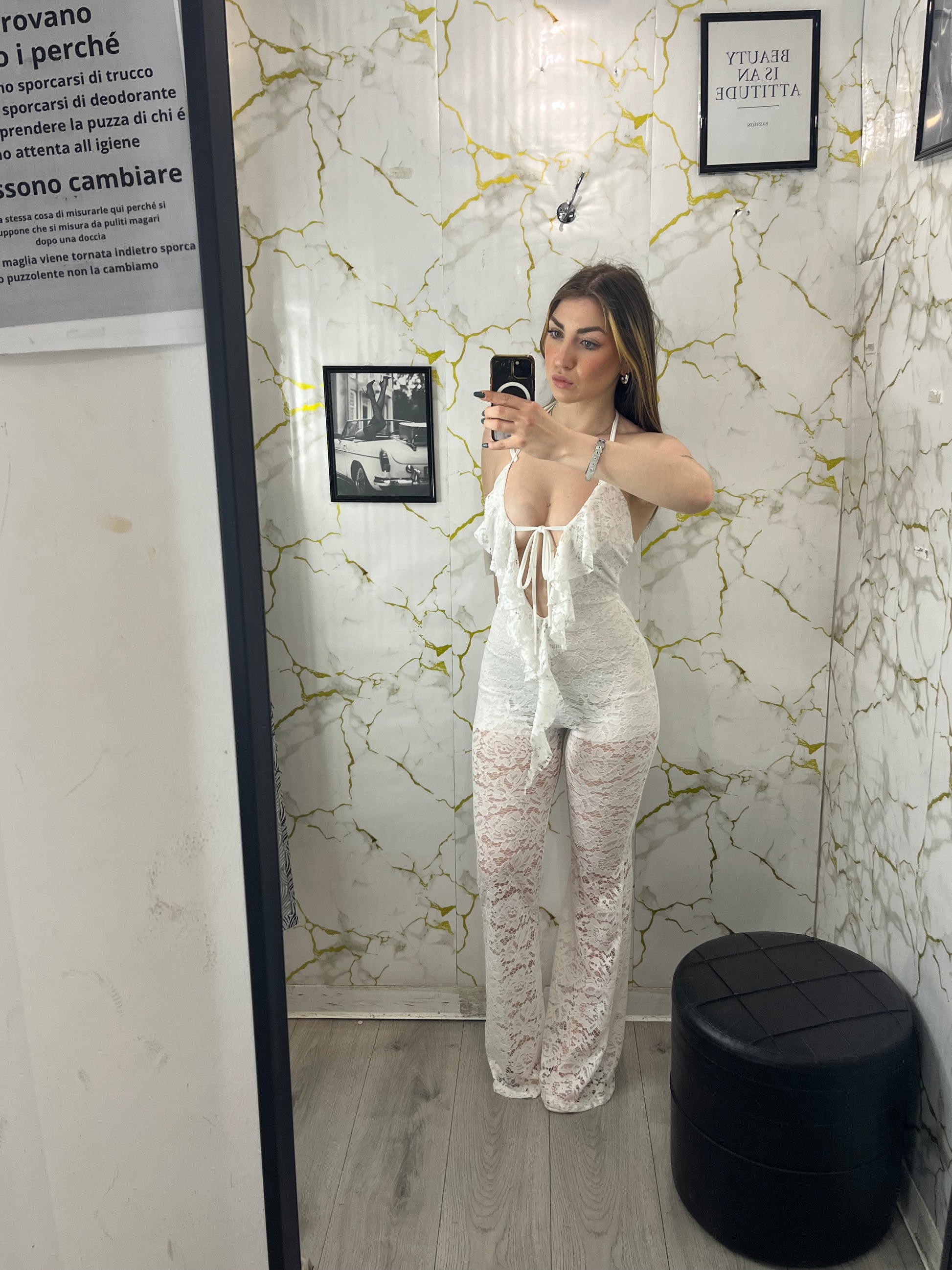 Jumpuisite in macramé Elvira