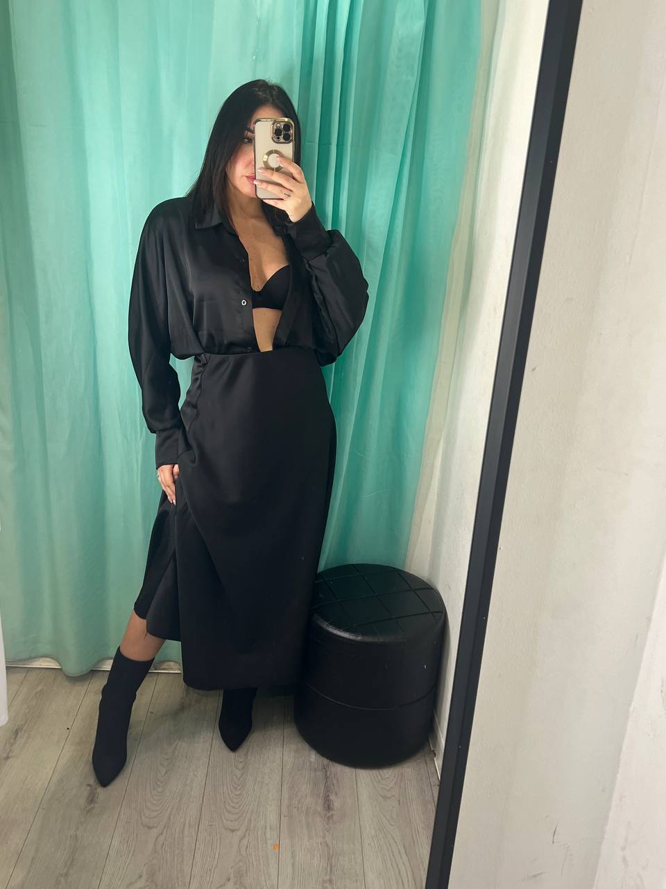 Camicia in raso morbidai