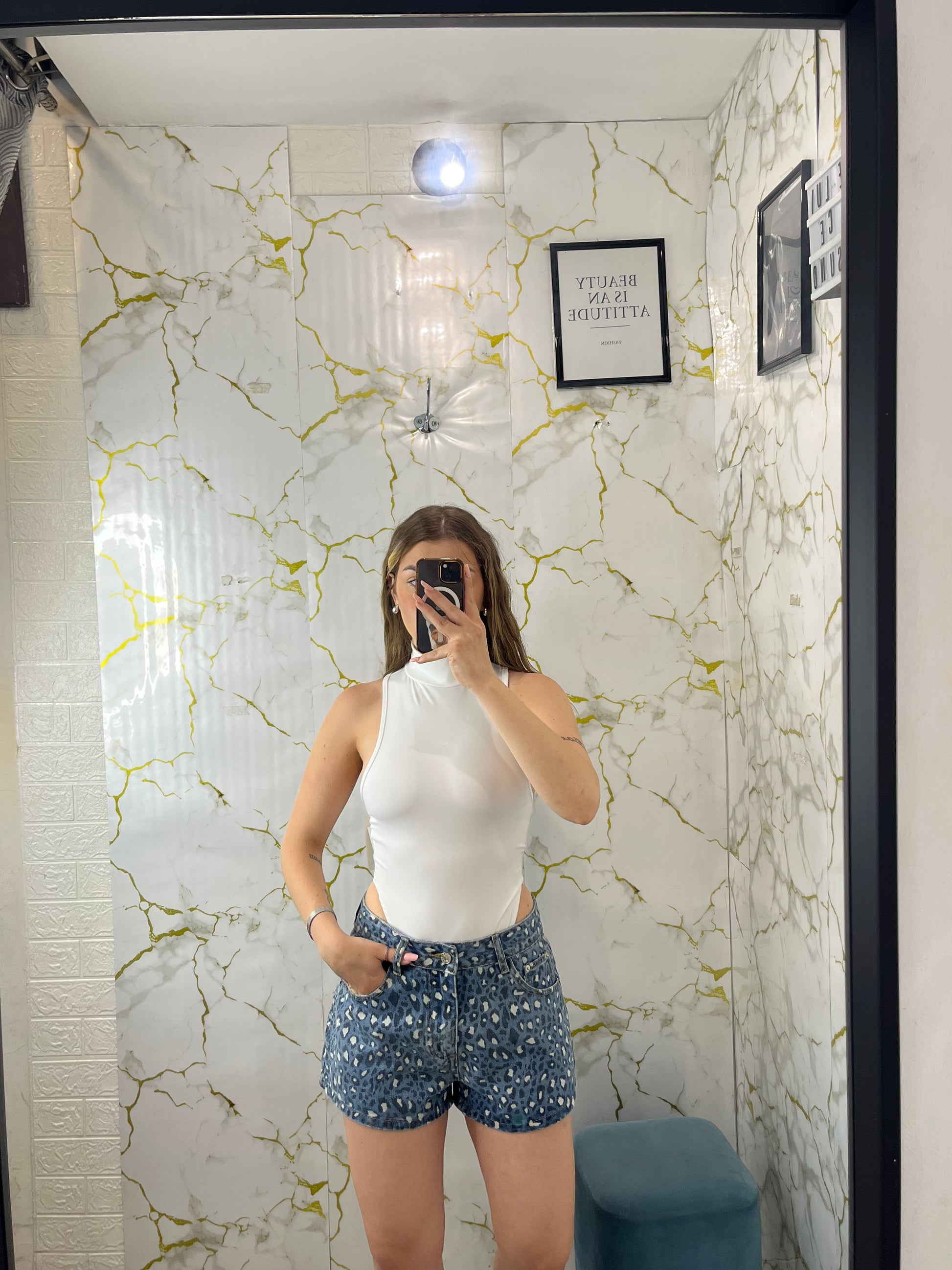 Shorts Leopardato