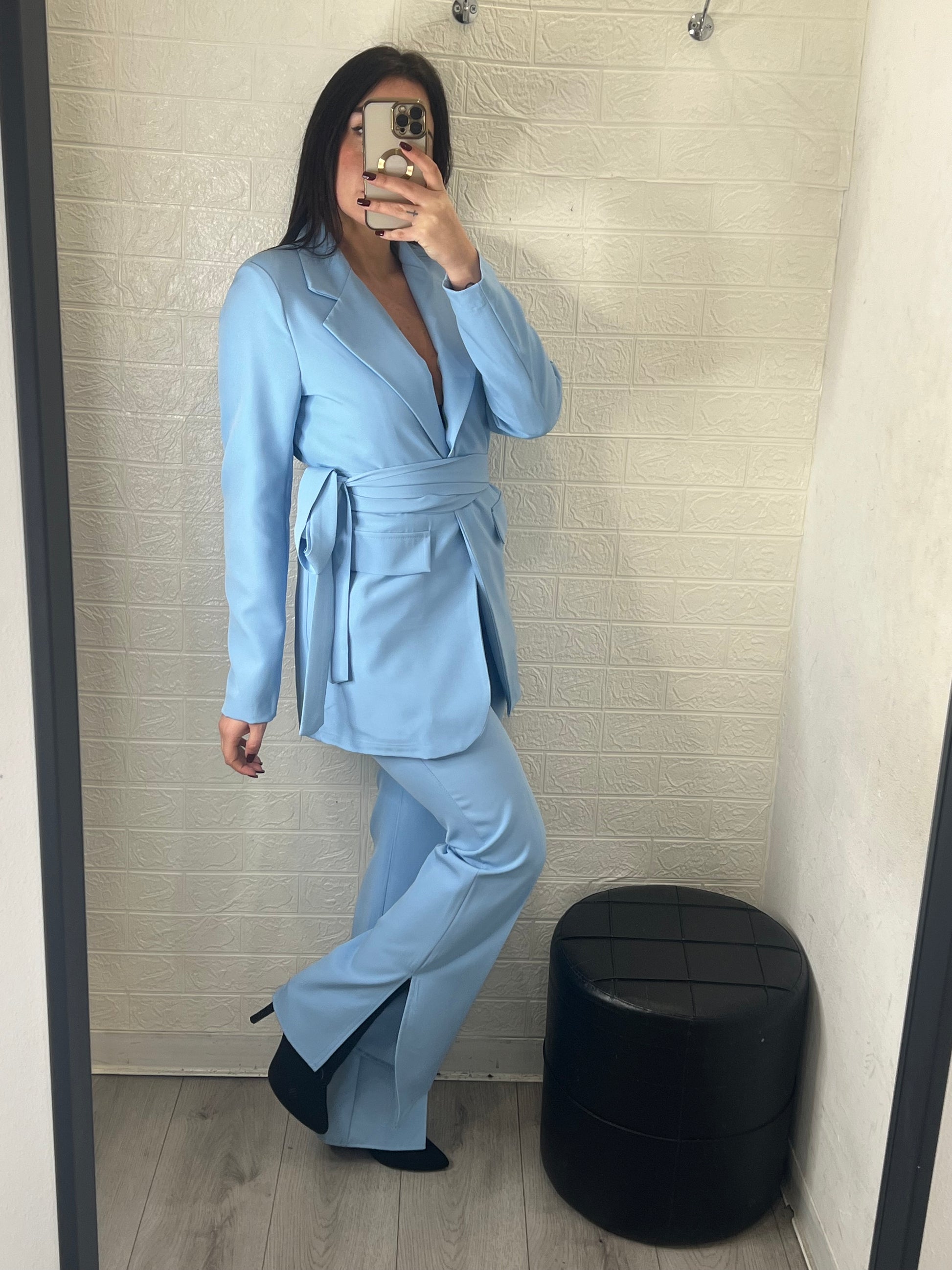 Tailleur con cinta