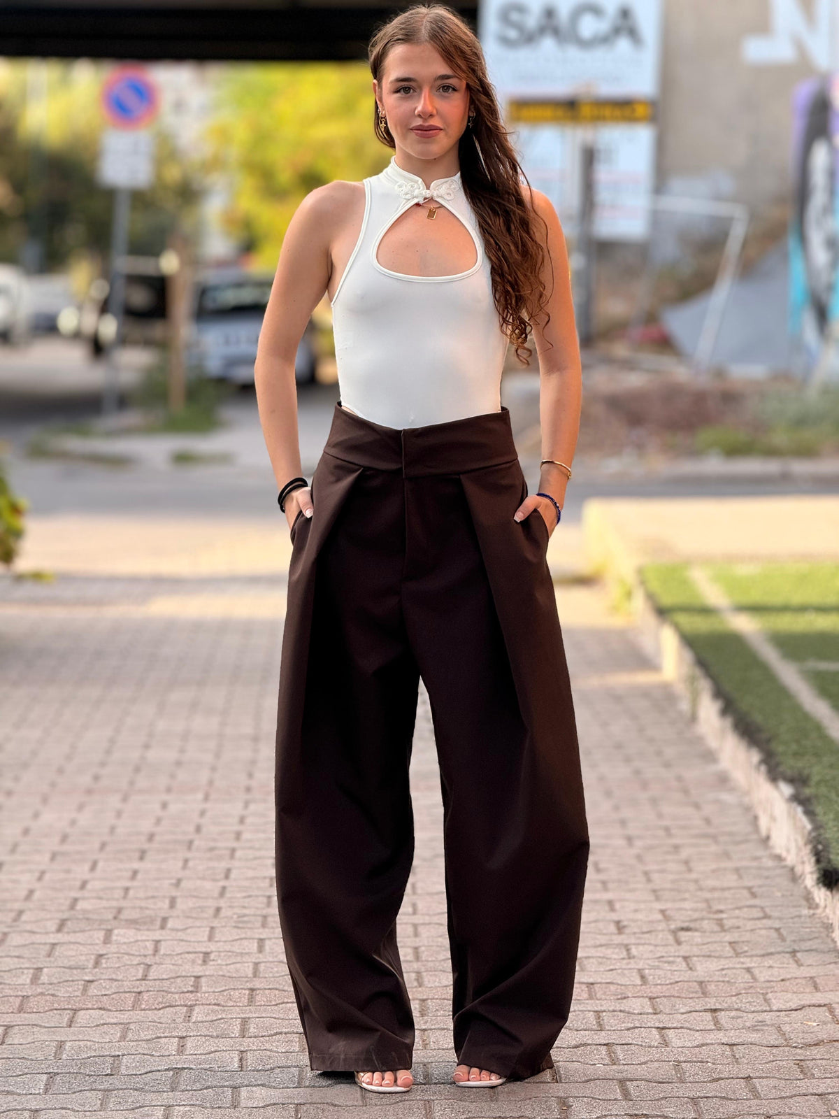 PANTALONE JUSTWEST CON PENCHE