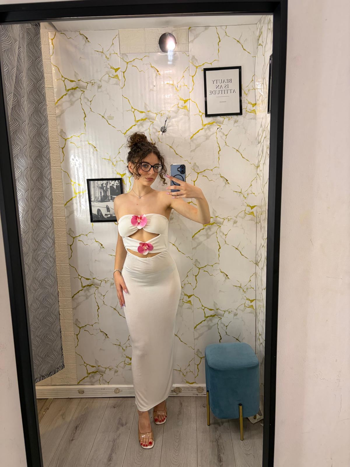 Dress con fiori