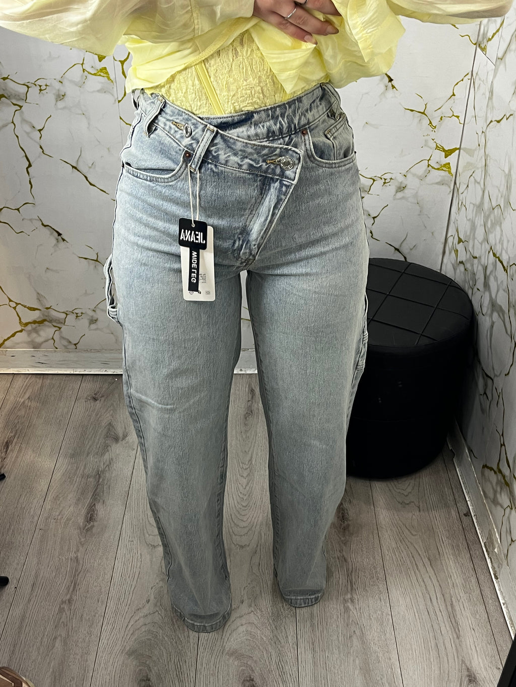 Jeans asimmetrico