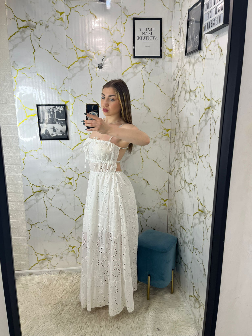 Dress in pizzo San gallo