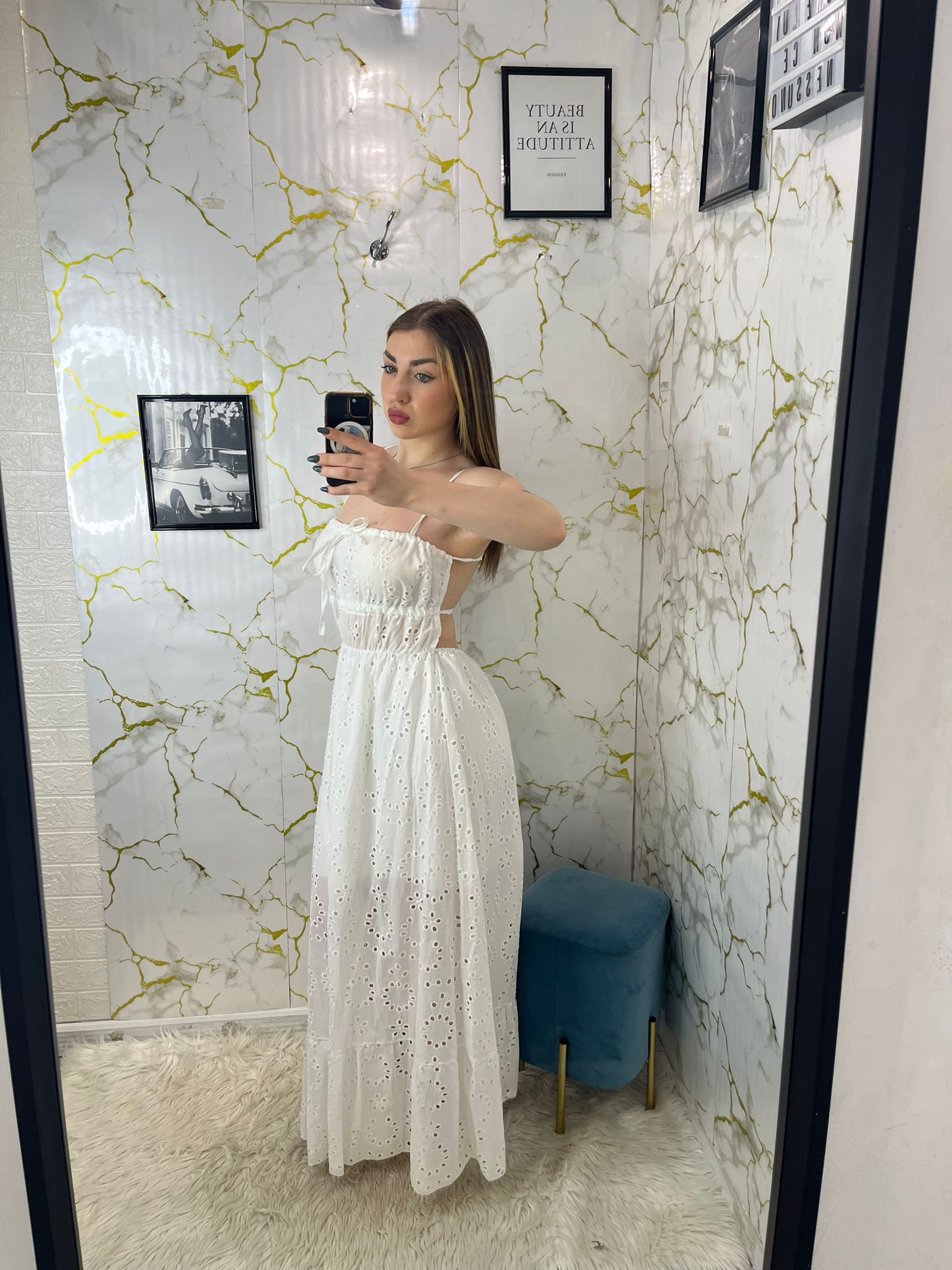 Dress in pizzo San gallo