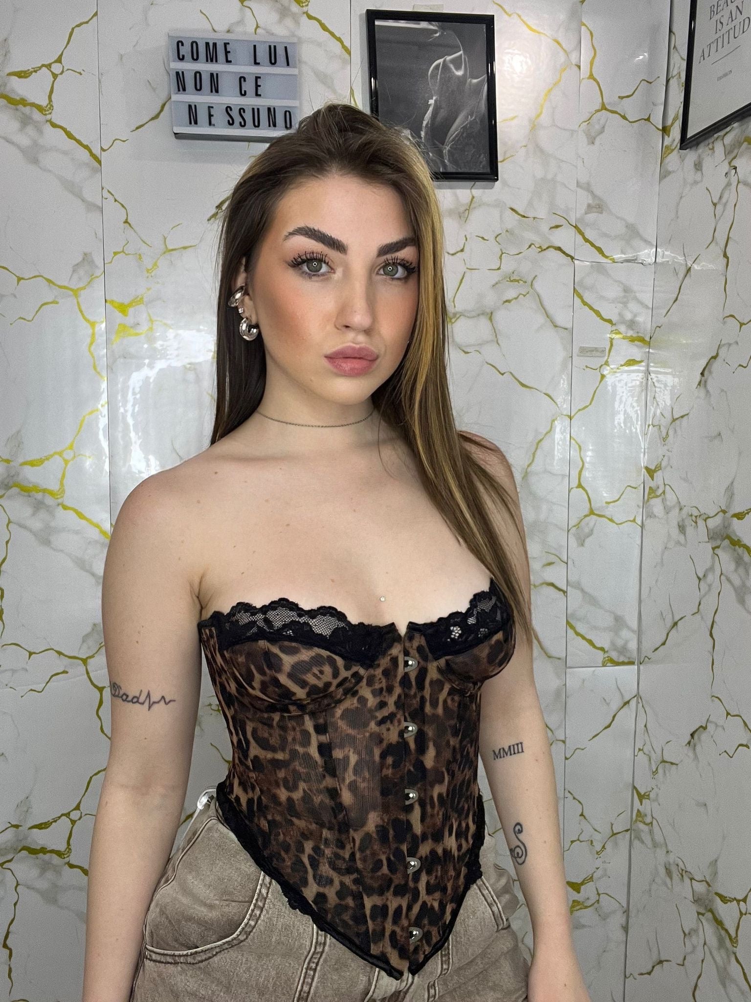 Corsetto maculato