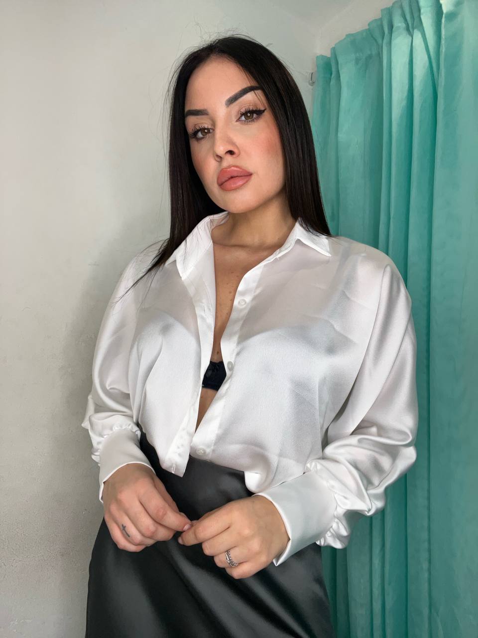 Camicia in raso morbidai