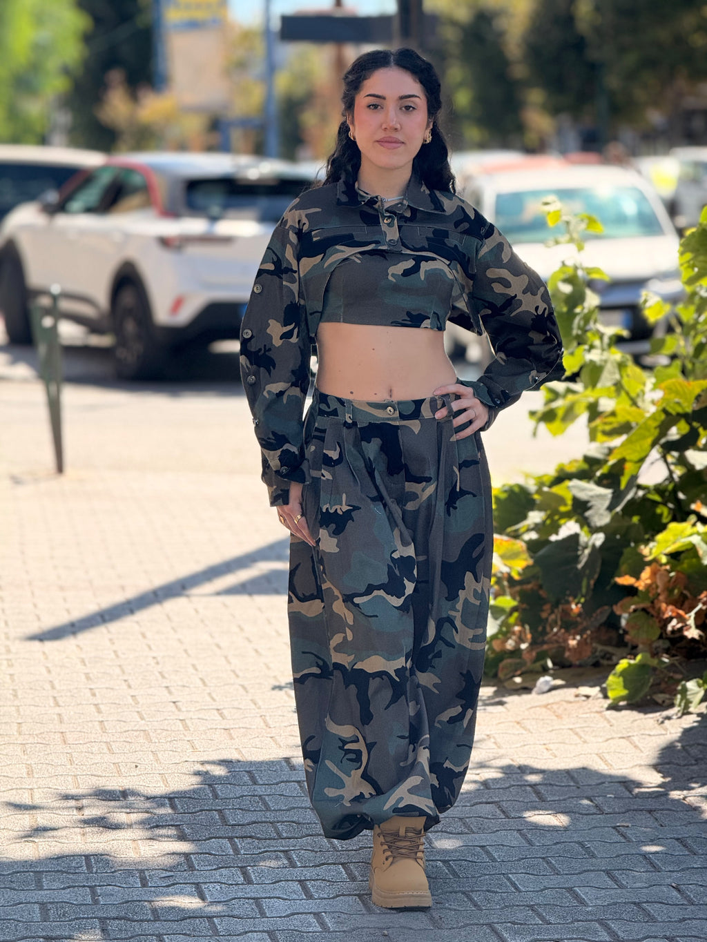 COORDSET 3 PEZZI CAMOUFLAGE