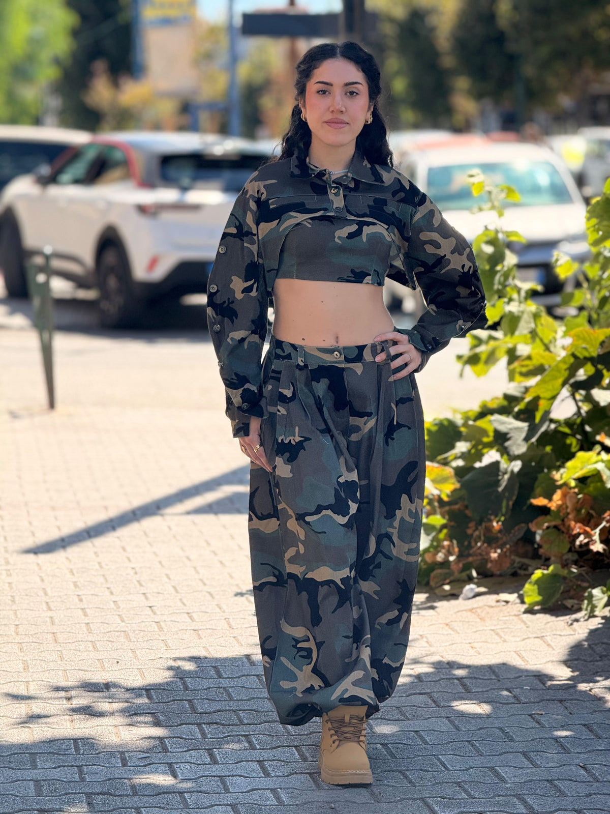 COORDSET 3 PEZZI CAMOUFLAGE