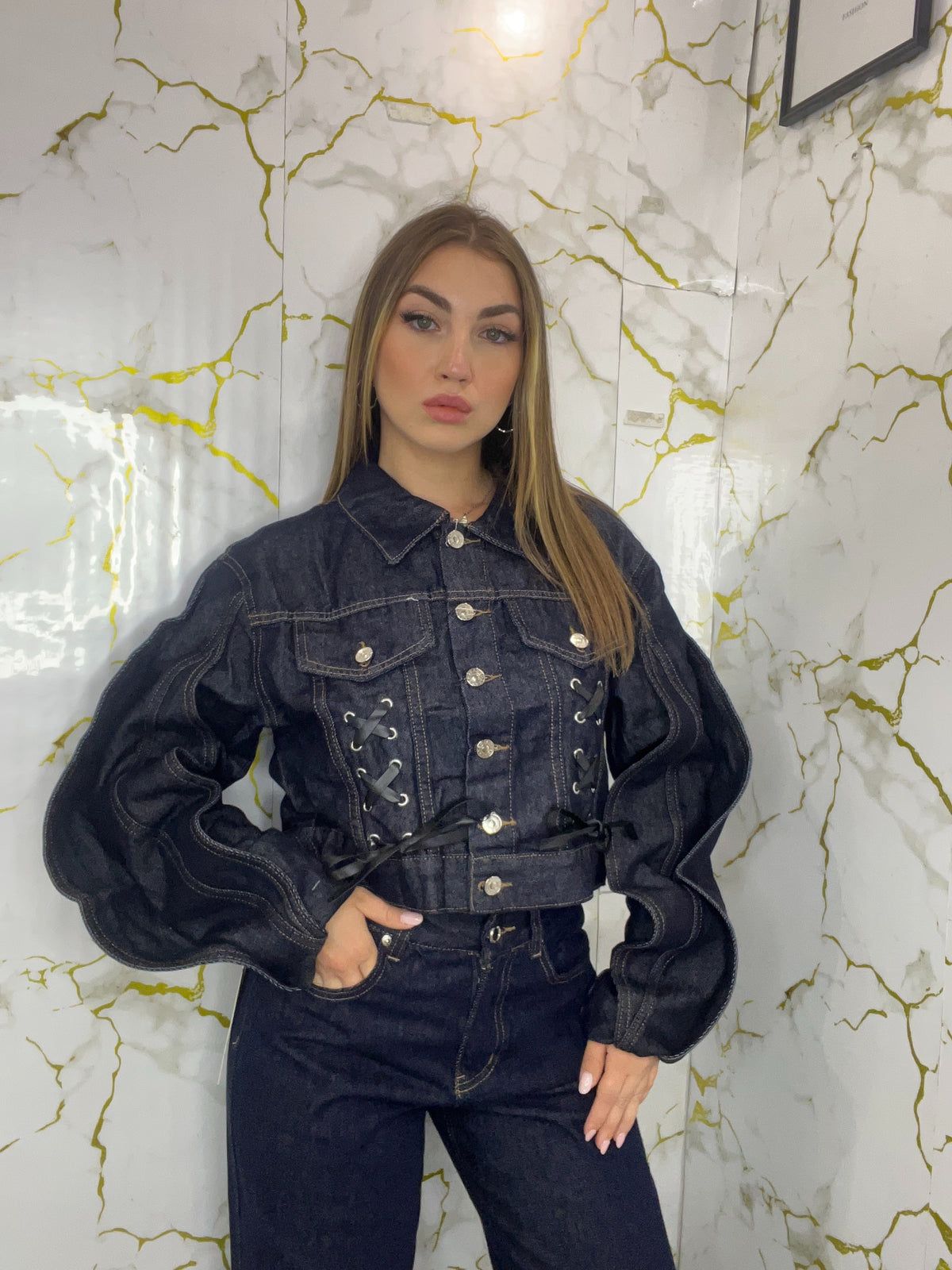 GIACCADI JEANS CROP