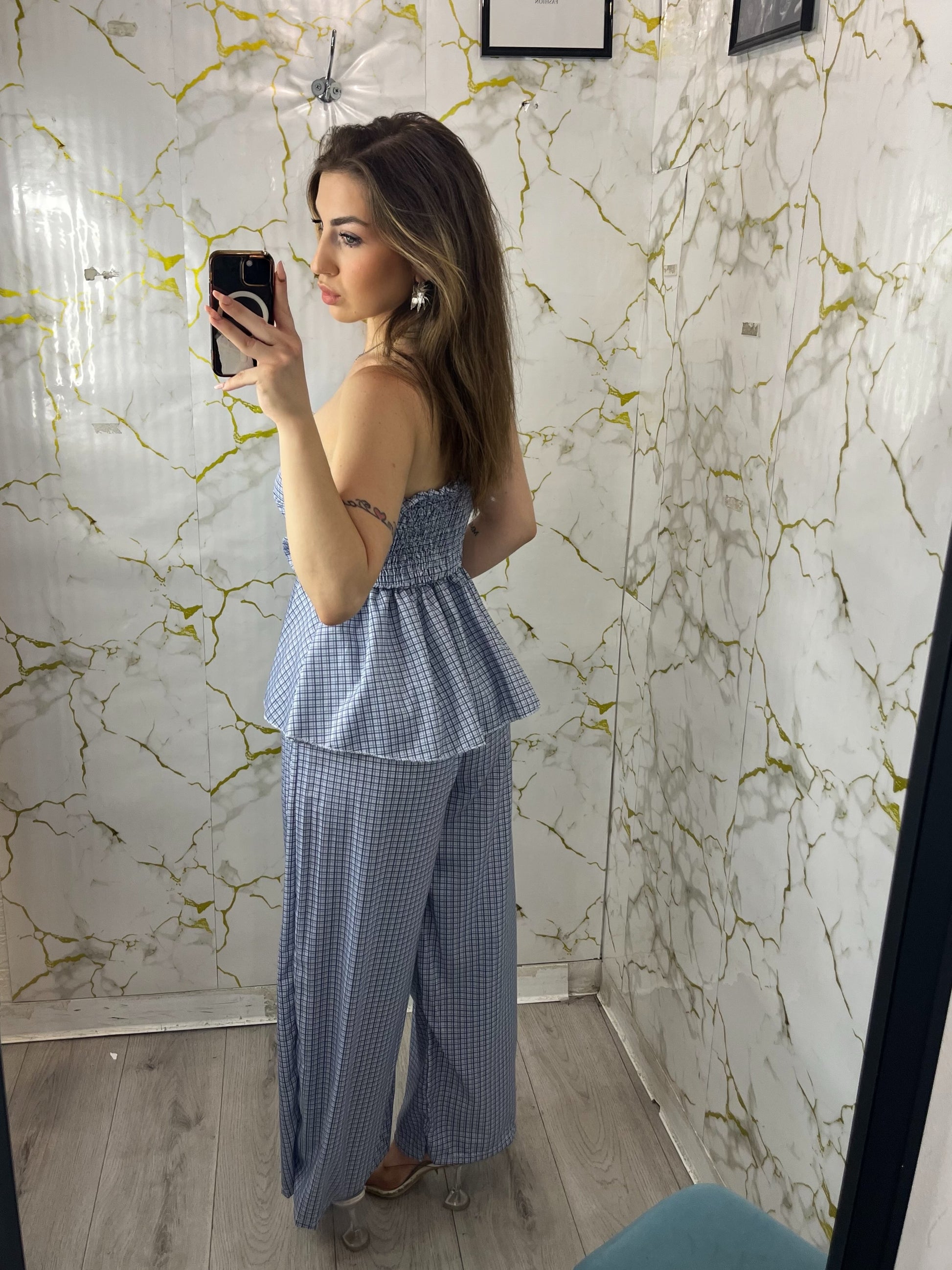 Coordinato a quadretti