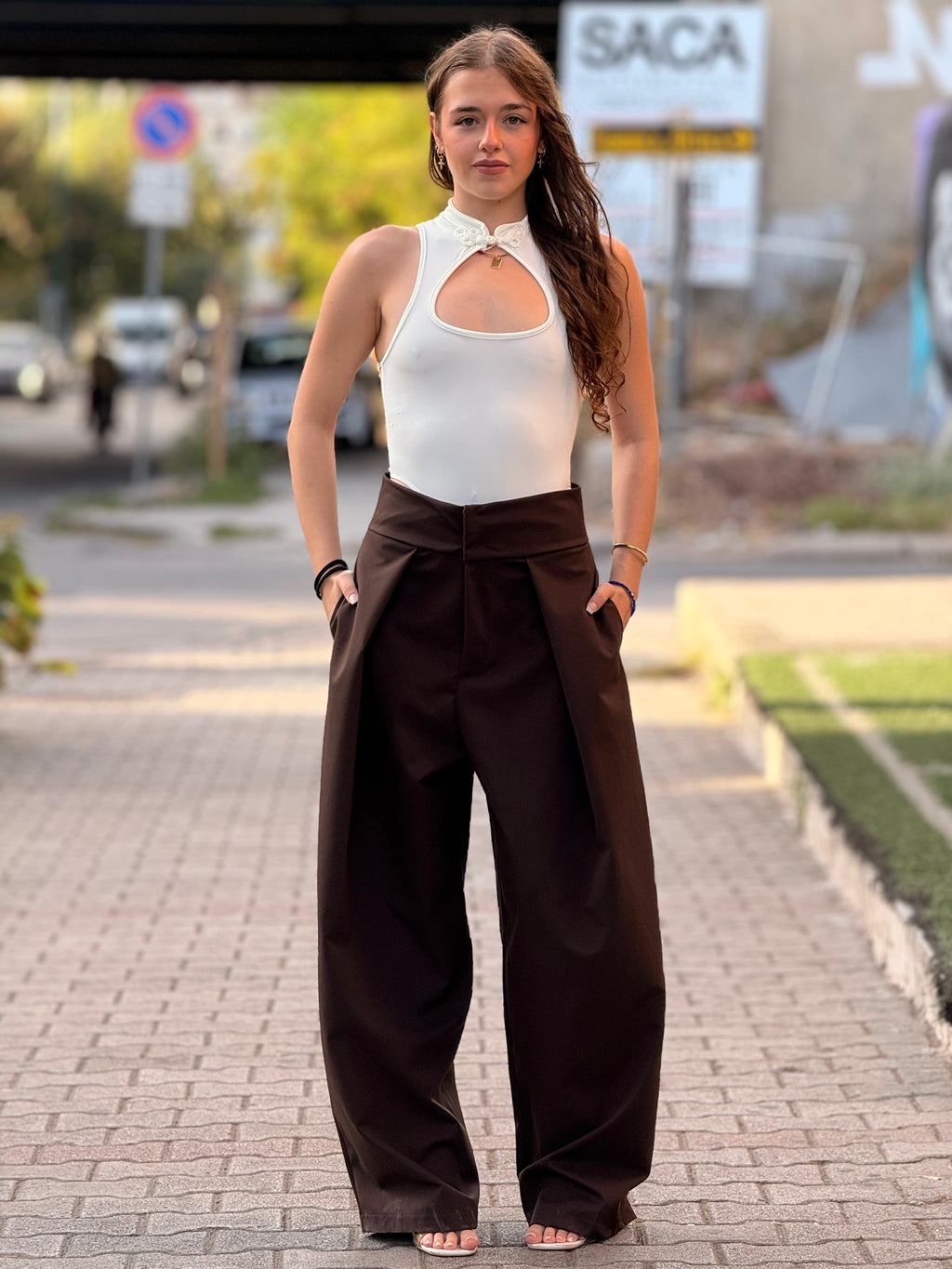 PANTALONE JUSTWEST CON PENCHE