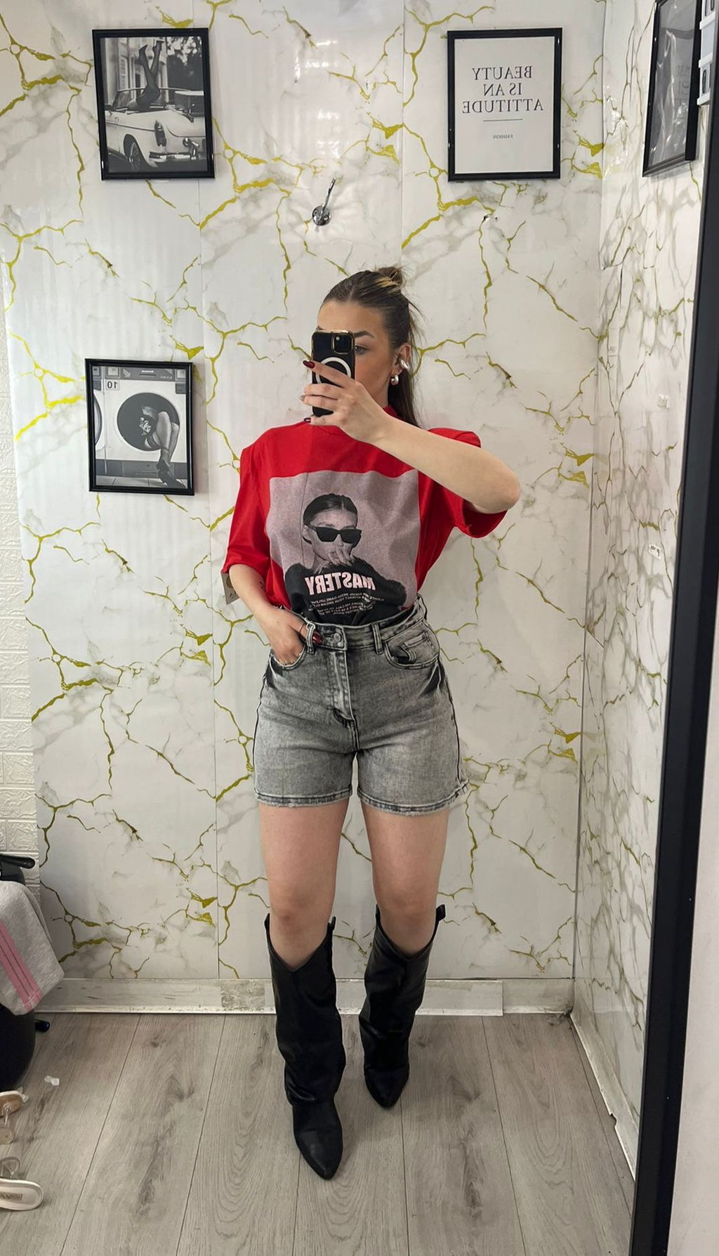 Pantaloncino vita alta