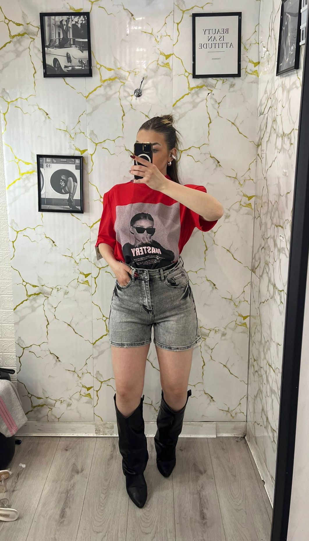Pantaloncino vita alta