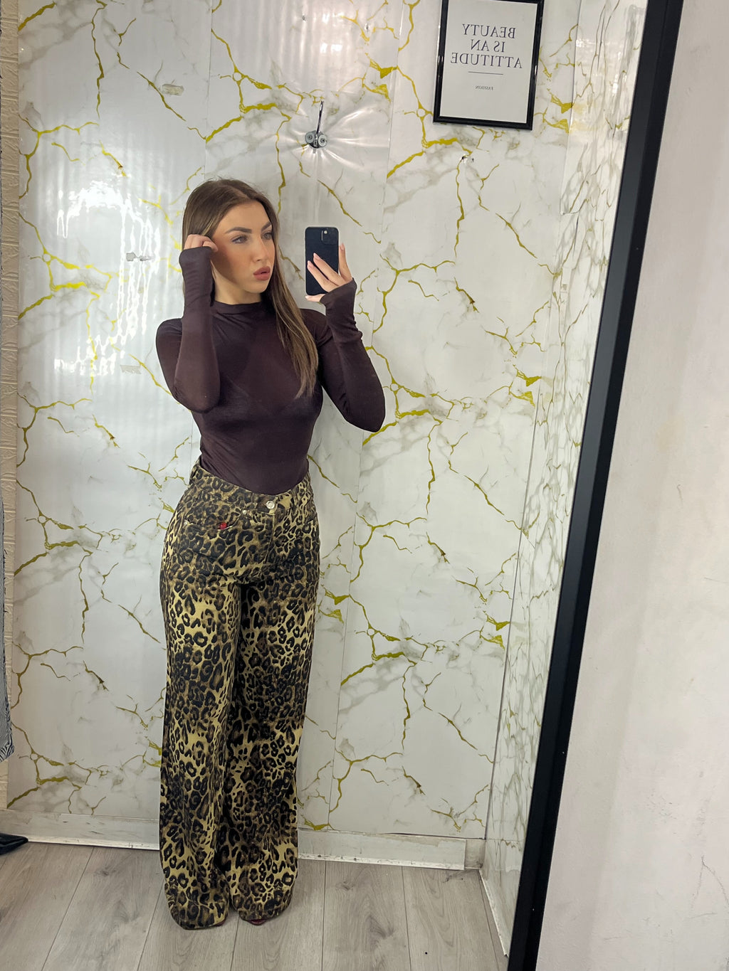 Jeans animalier Marisa
