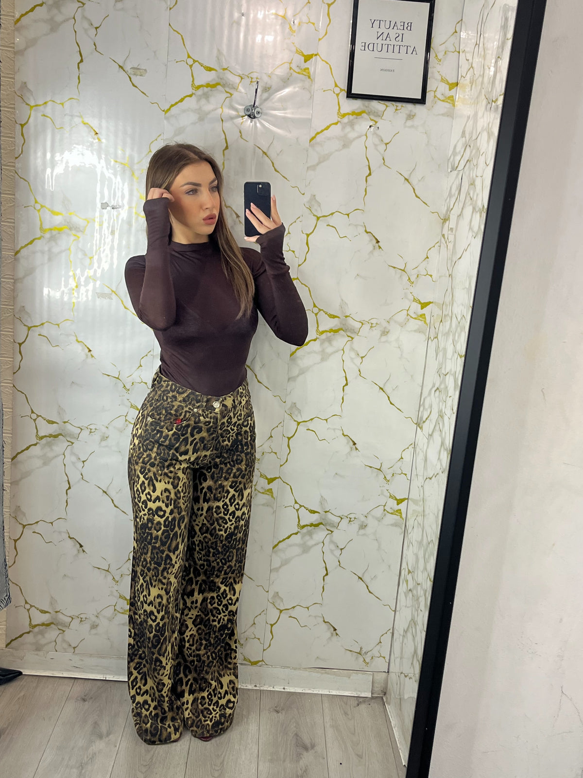 Jeans animalier Marisa