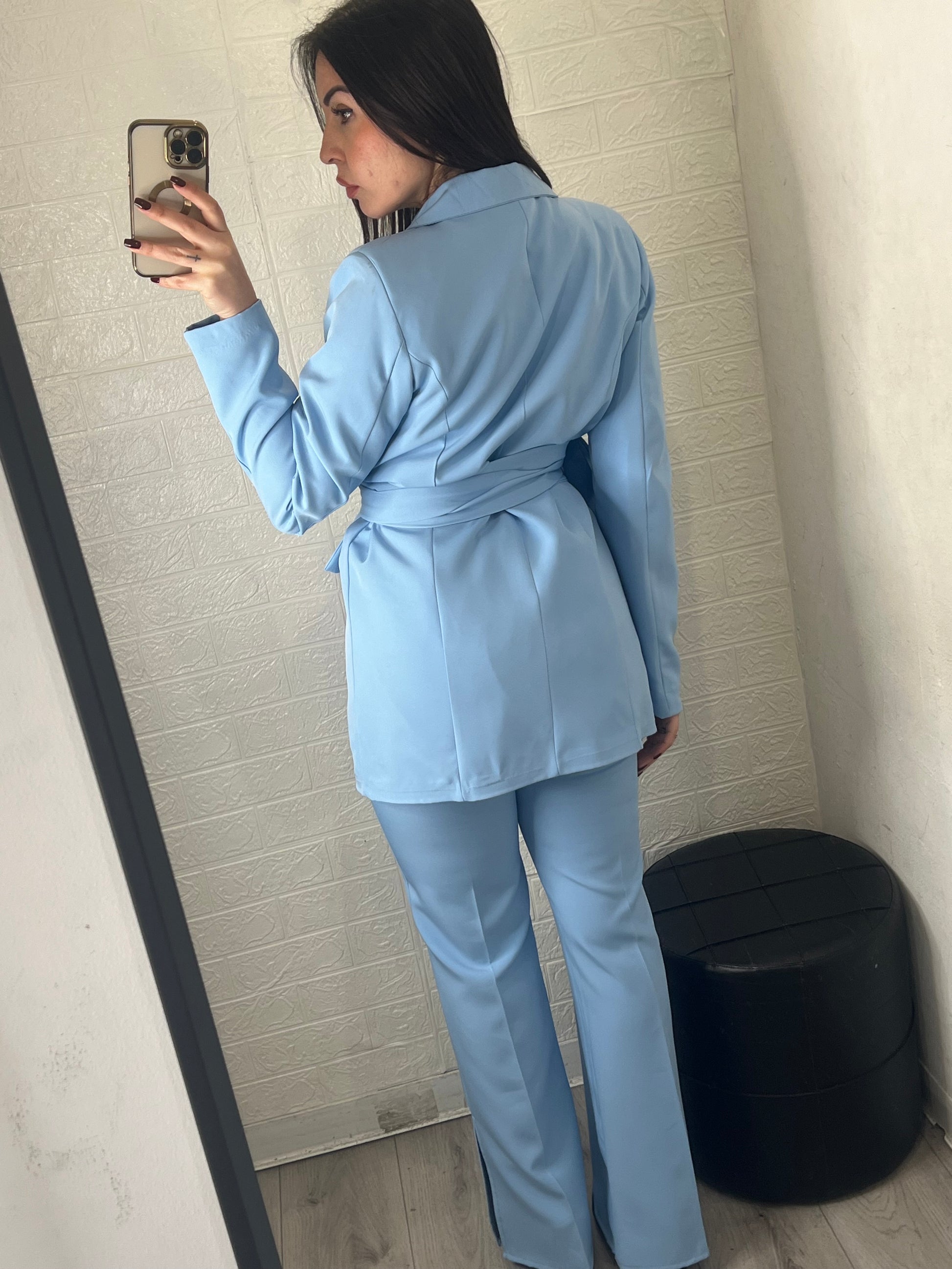 Tailleur con cinta