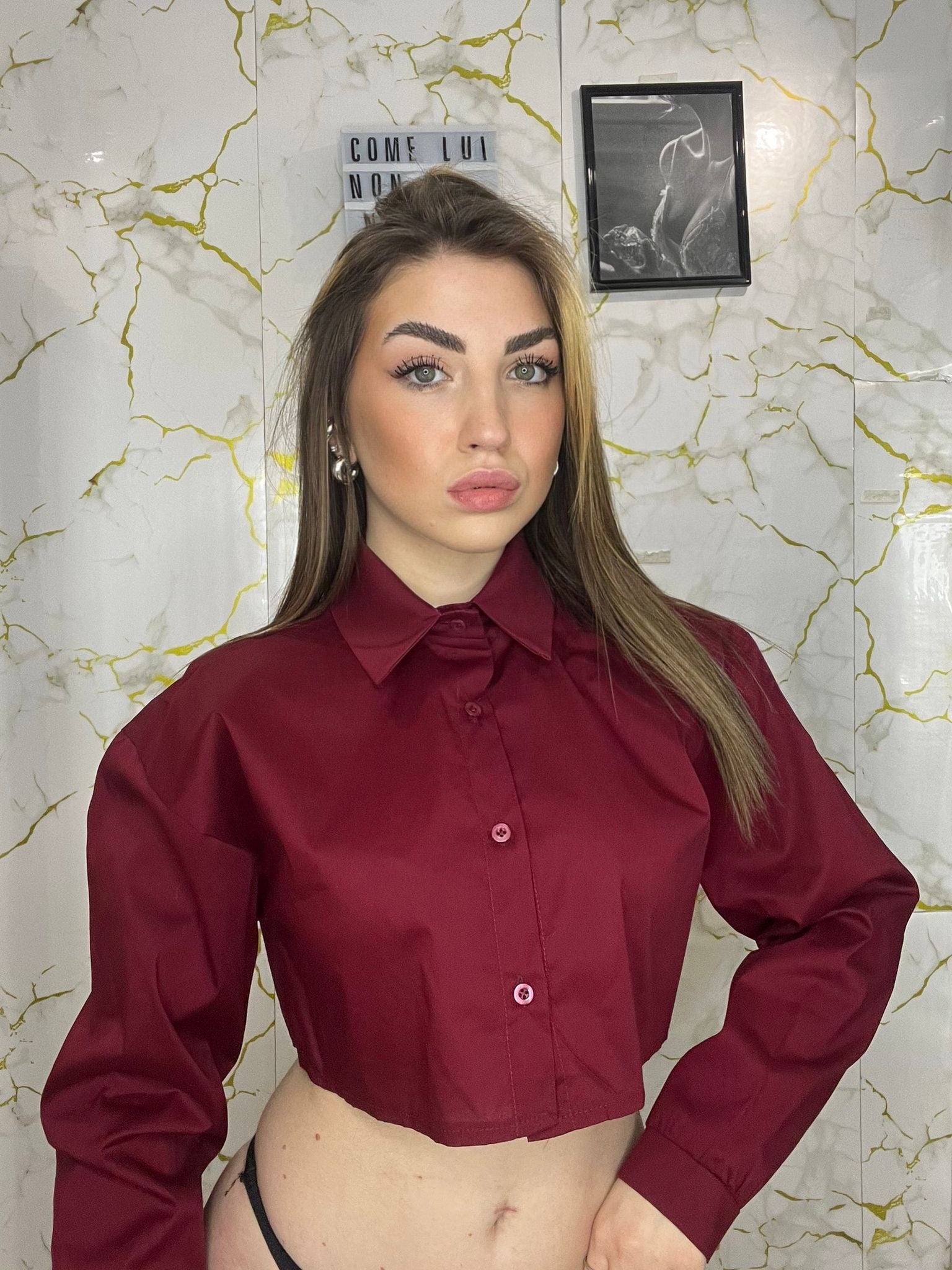Camicia crop