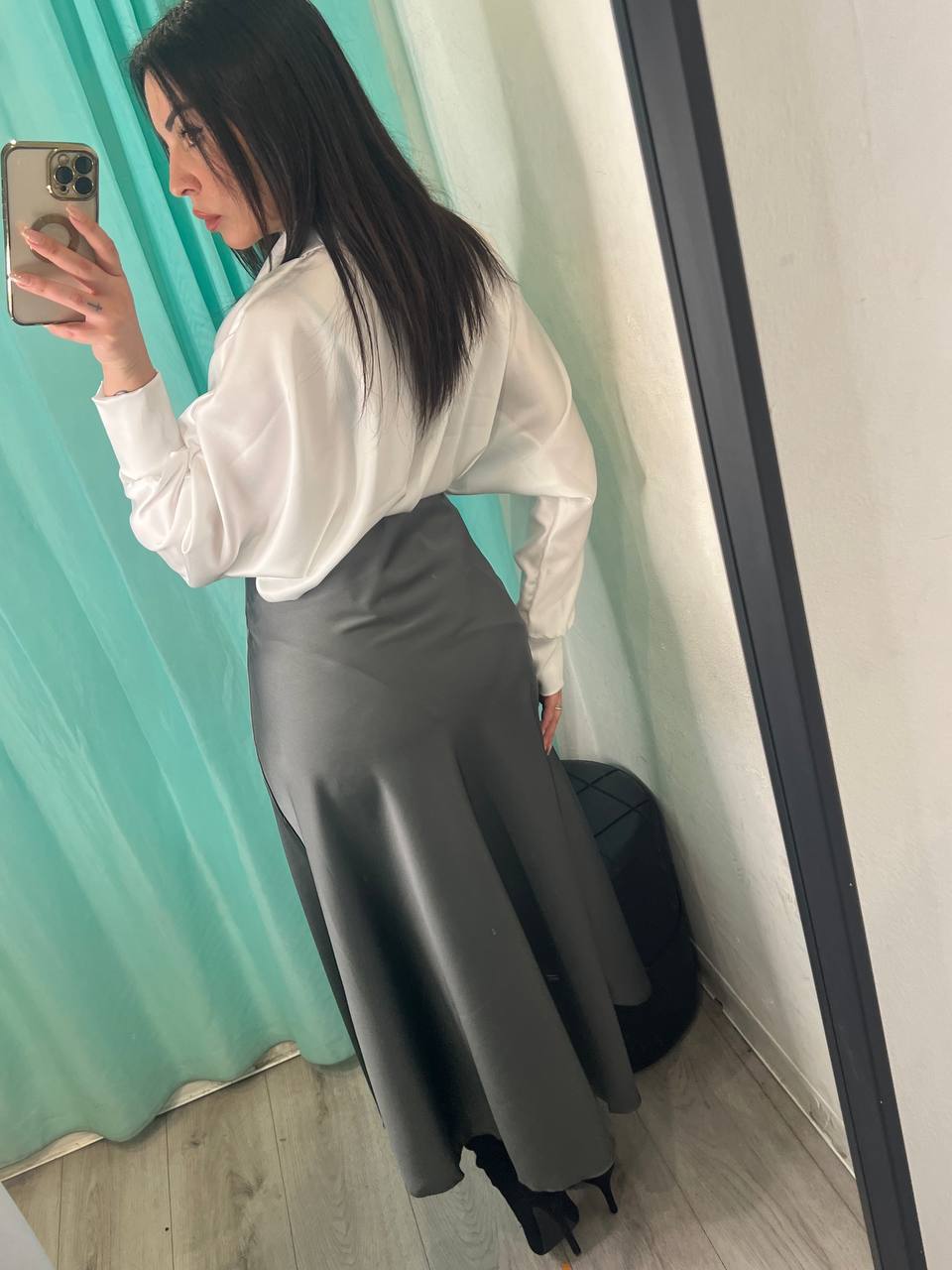 Camicia in raso morbidai