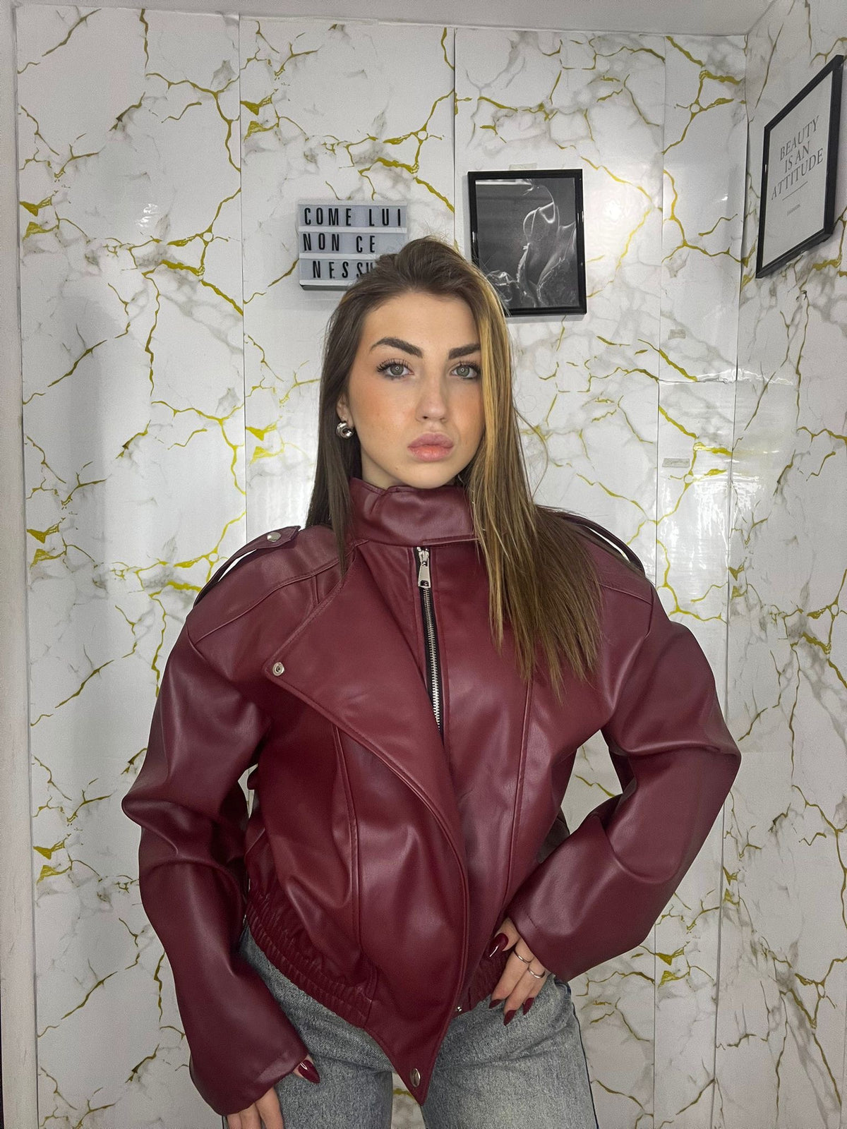 Giacca bomber doppio petto