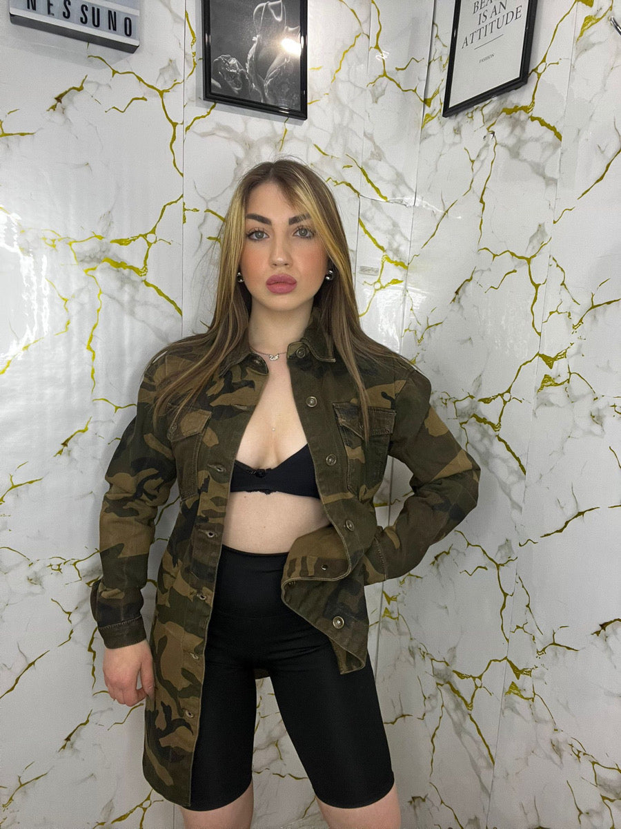 Camicia di jeans camouflage