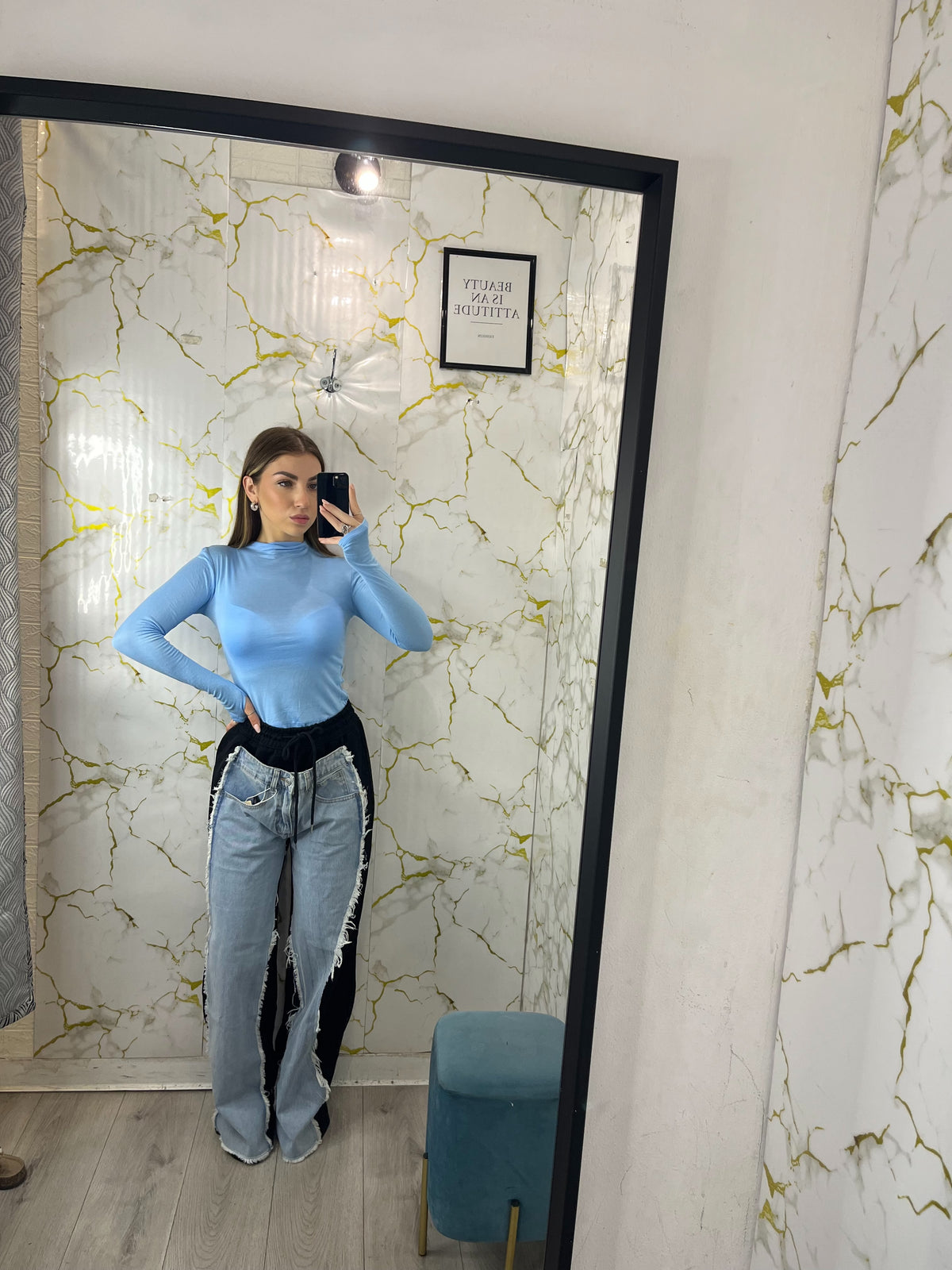 JEANS DOPPIO TESSUTO