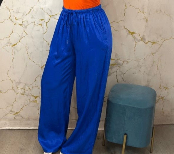 Pantalone satinato