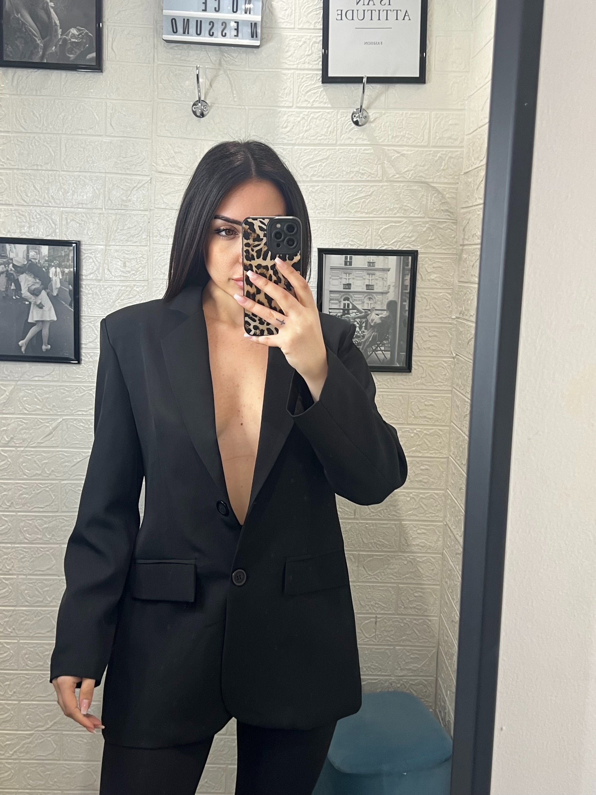 Blazer scollato