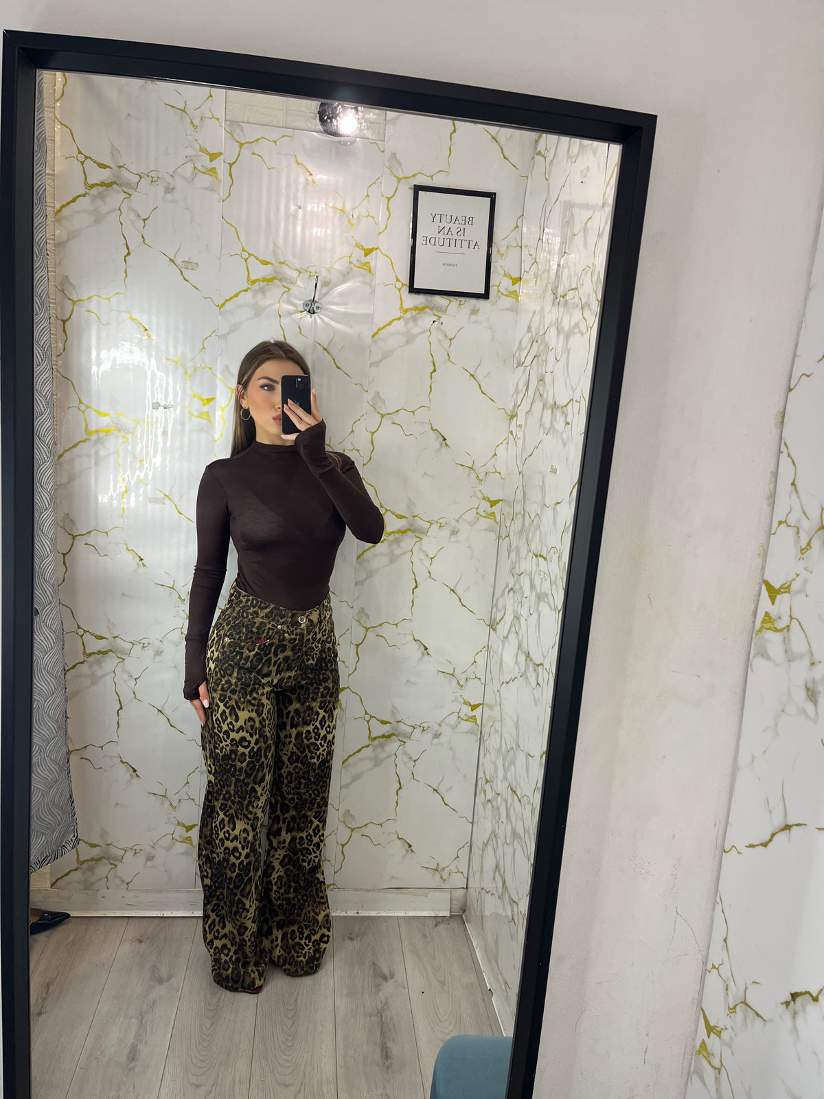 Jeans animalier Marisa