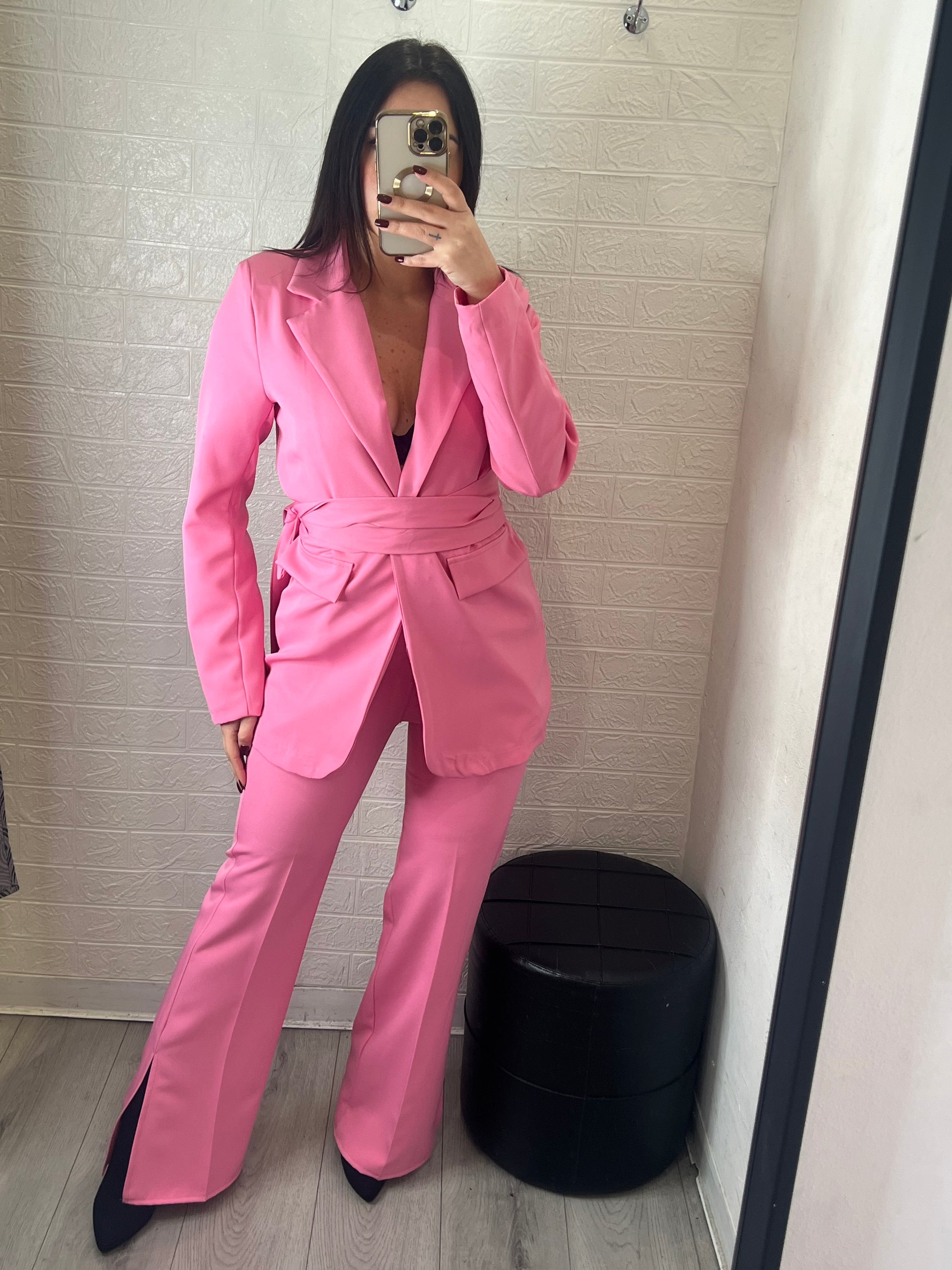 Tailleur con cinta