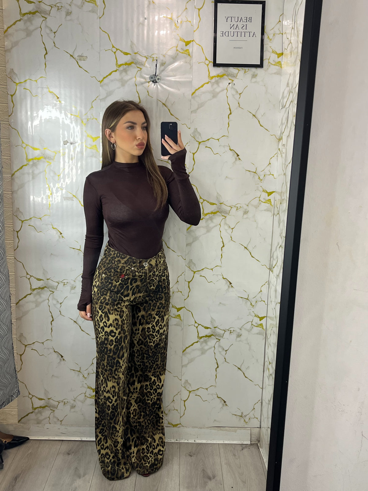Jeans animalier Marisa