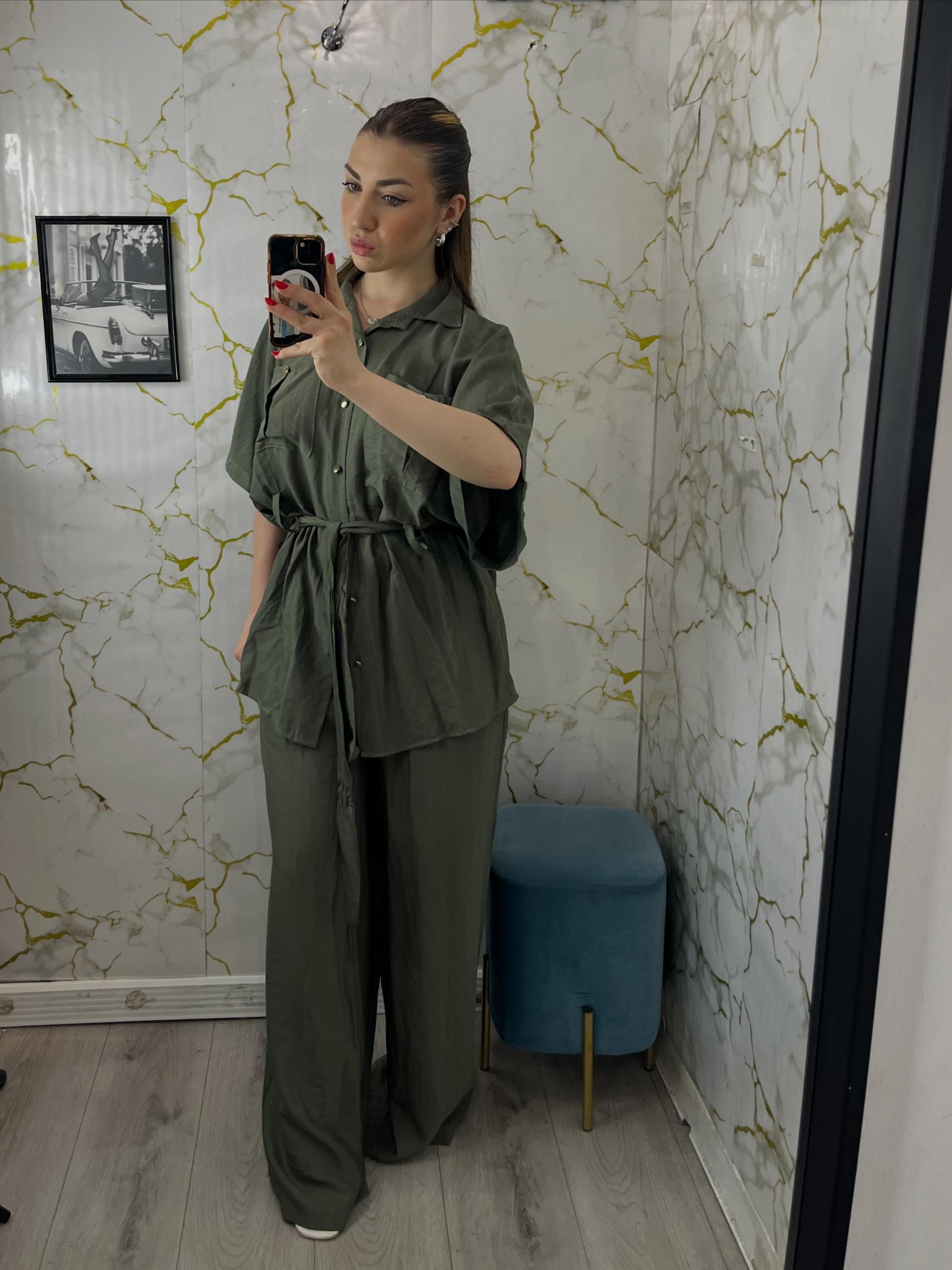 Cordeset Camicione e cinta  oversize