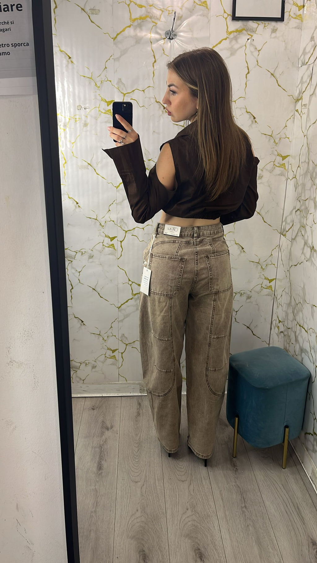 Camicia crop Elena